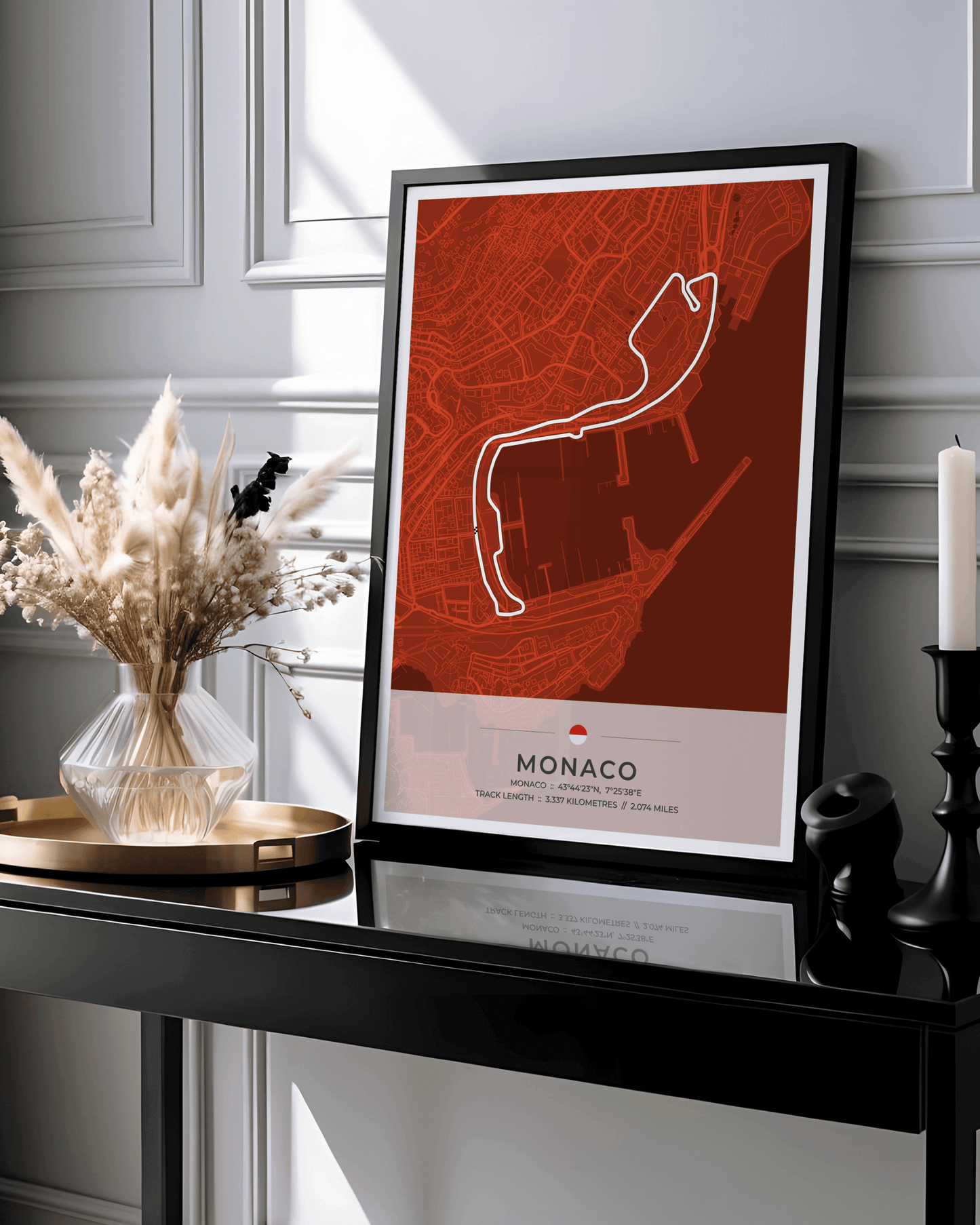 Monaco - Grand Prix Circuit Map Poster