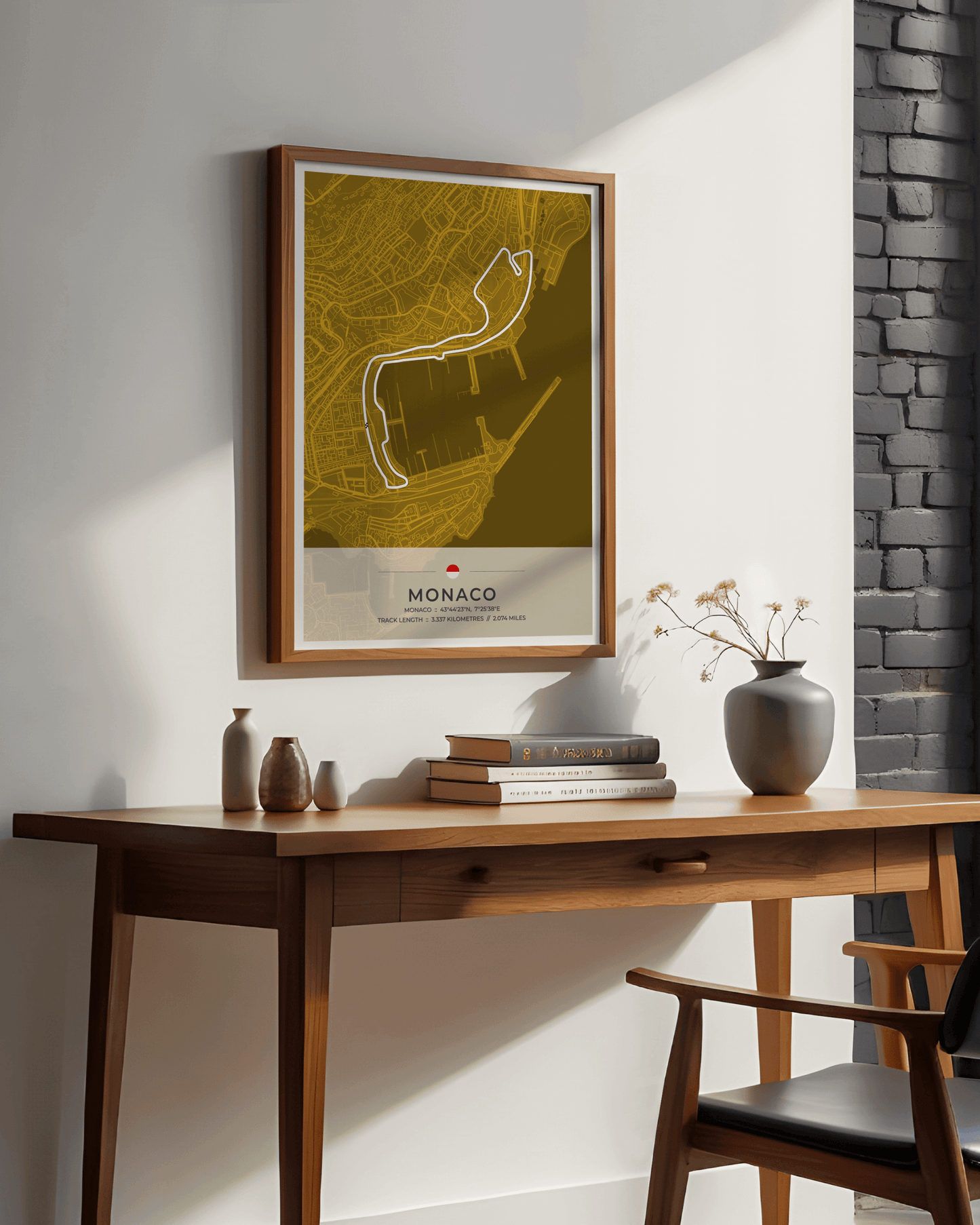 Monaco - Grand Prix Circuit Map Poster