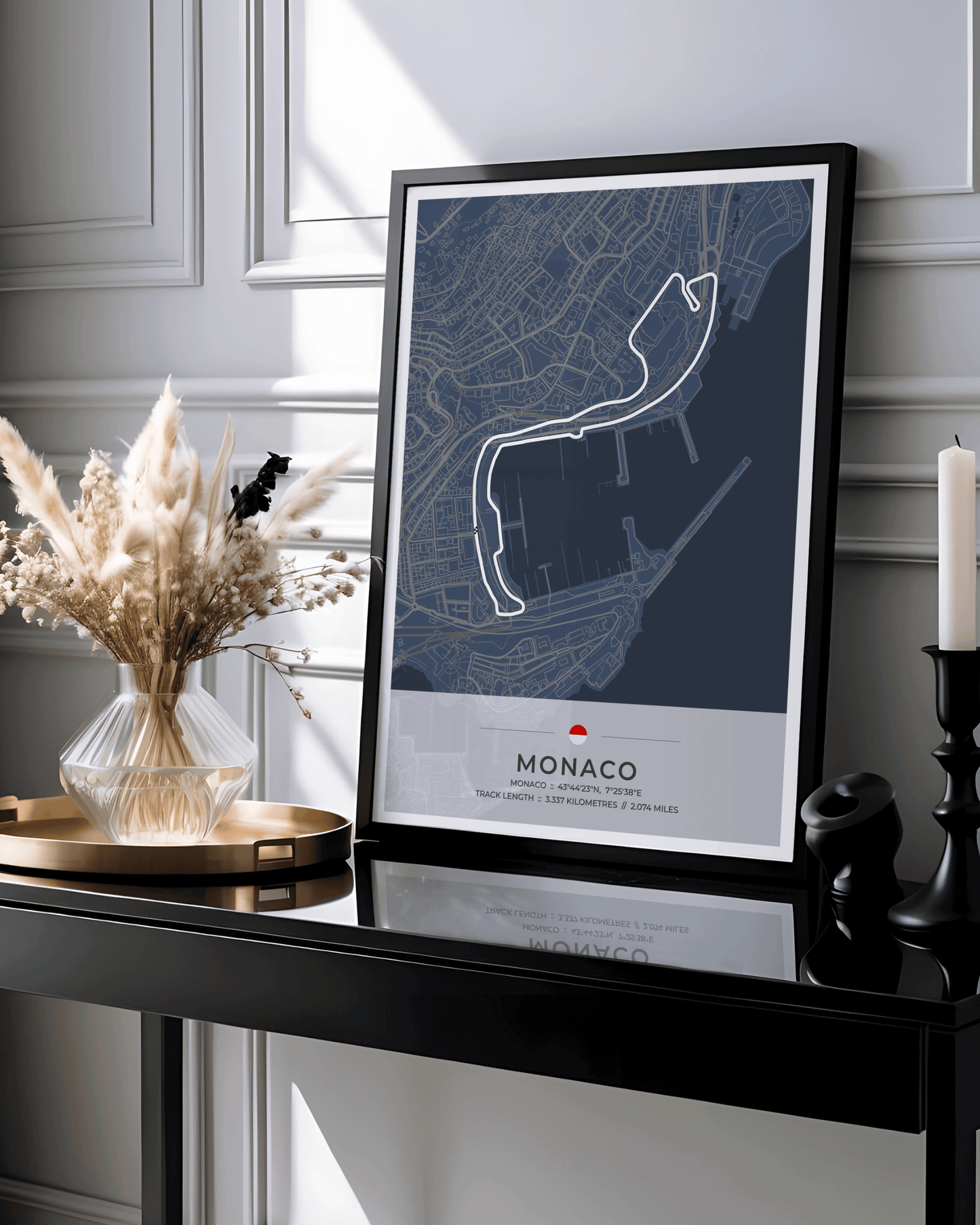 Monaco - Grand Prix Circuit Map Poster