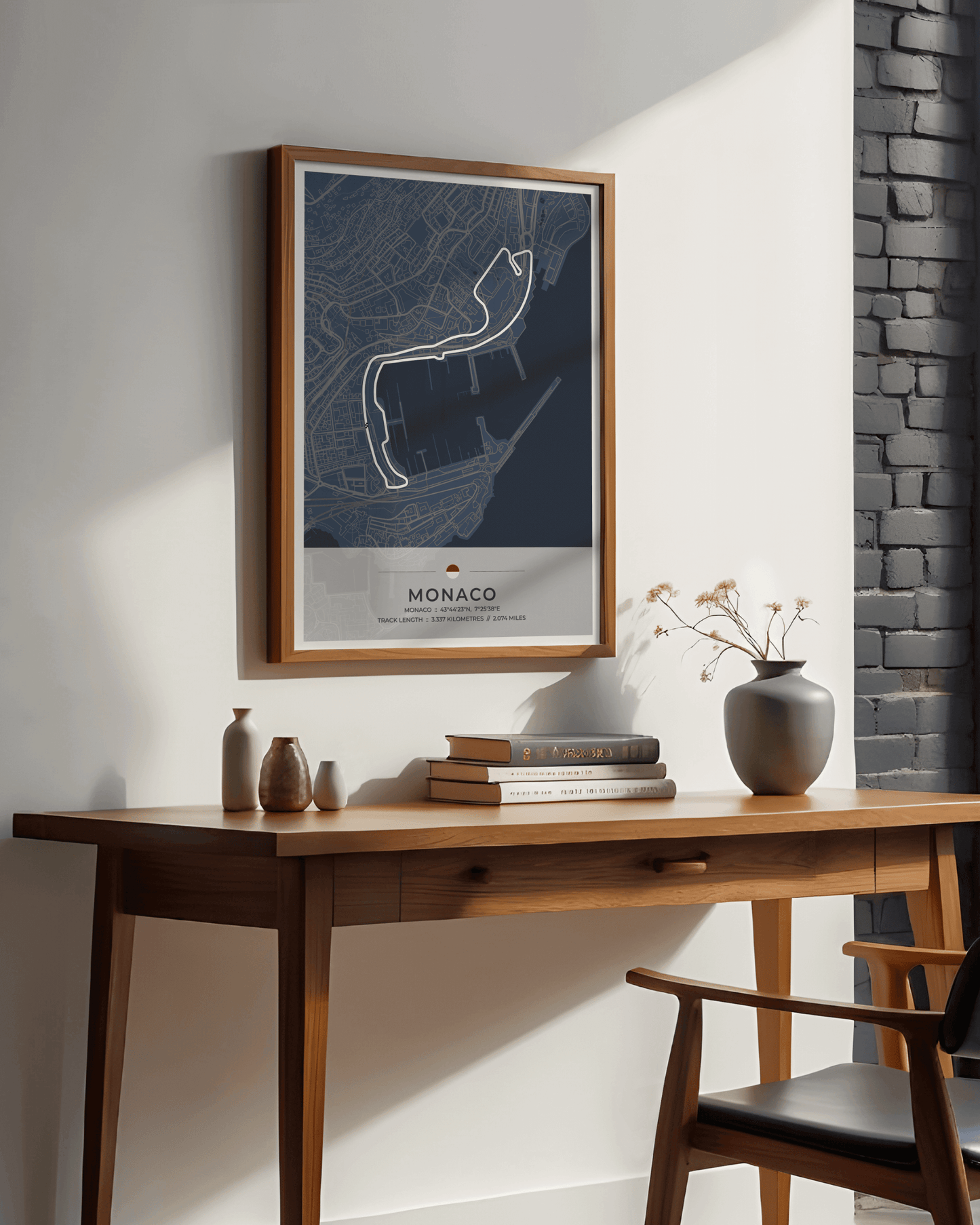 Monaco - Grand Prix Circuit Map Poster