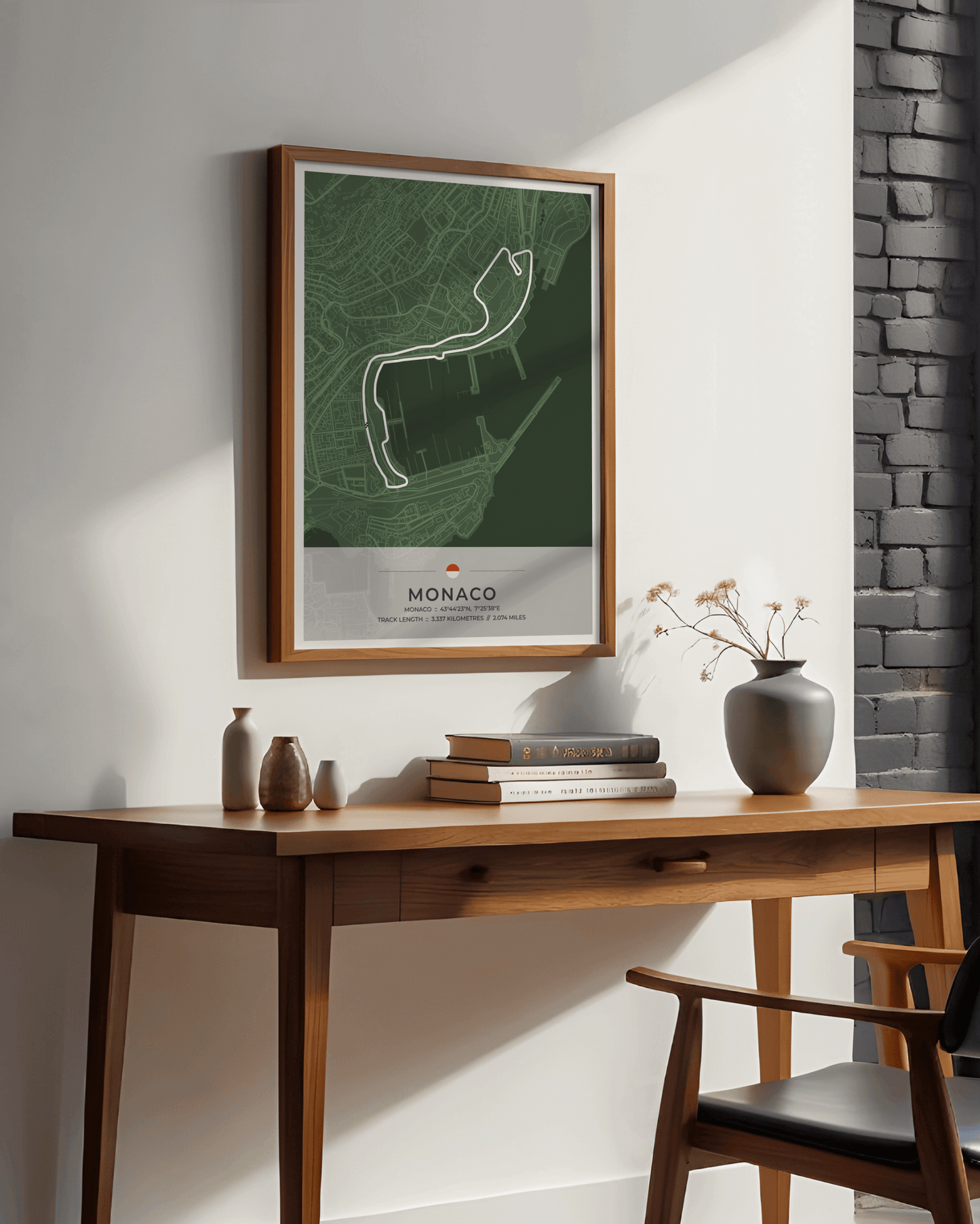 Monaco - Grand Prix Circuit Map Poster