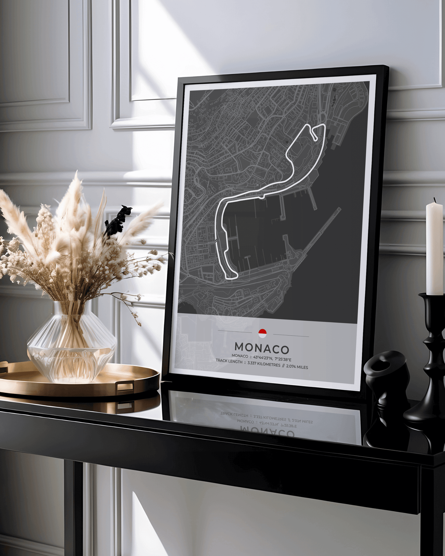 Monaco - Grand Prix Circuit Map Poster