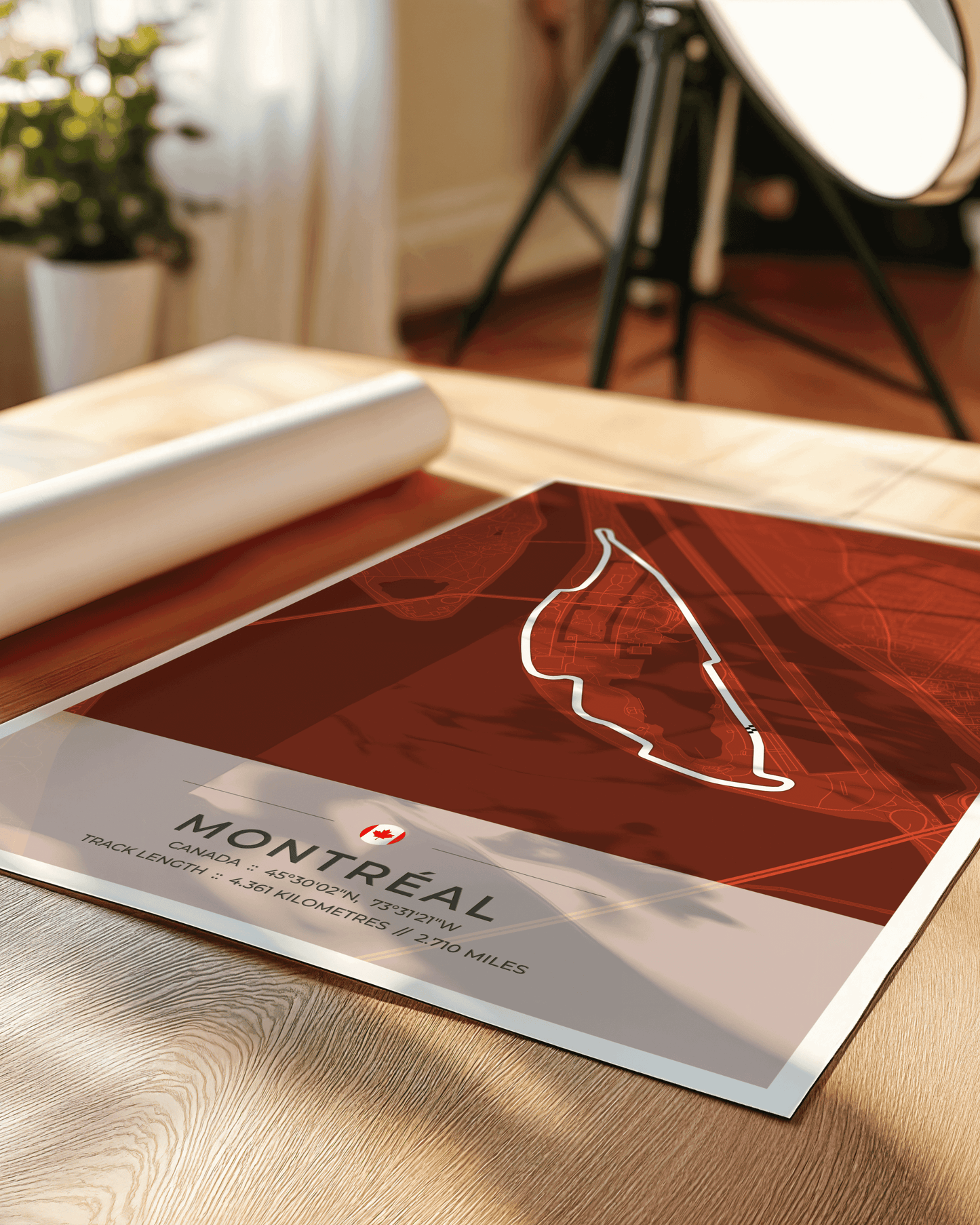 Montreal - Grand Prix Circuit Map Poster