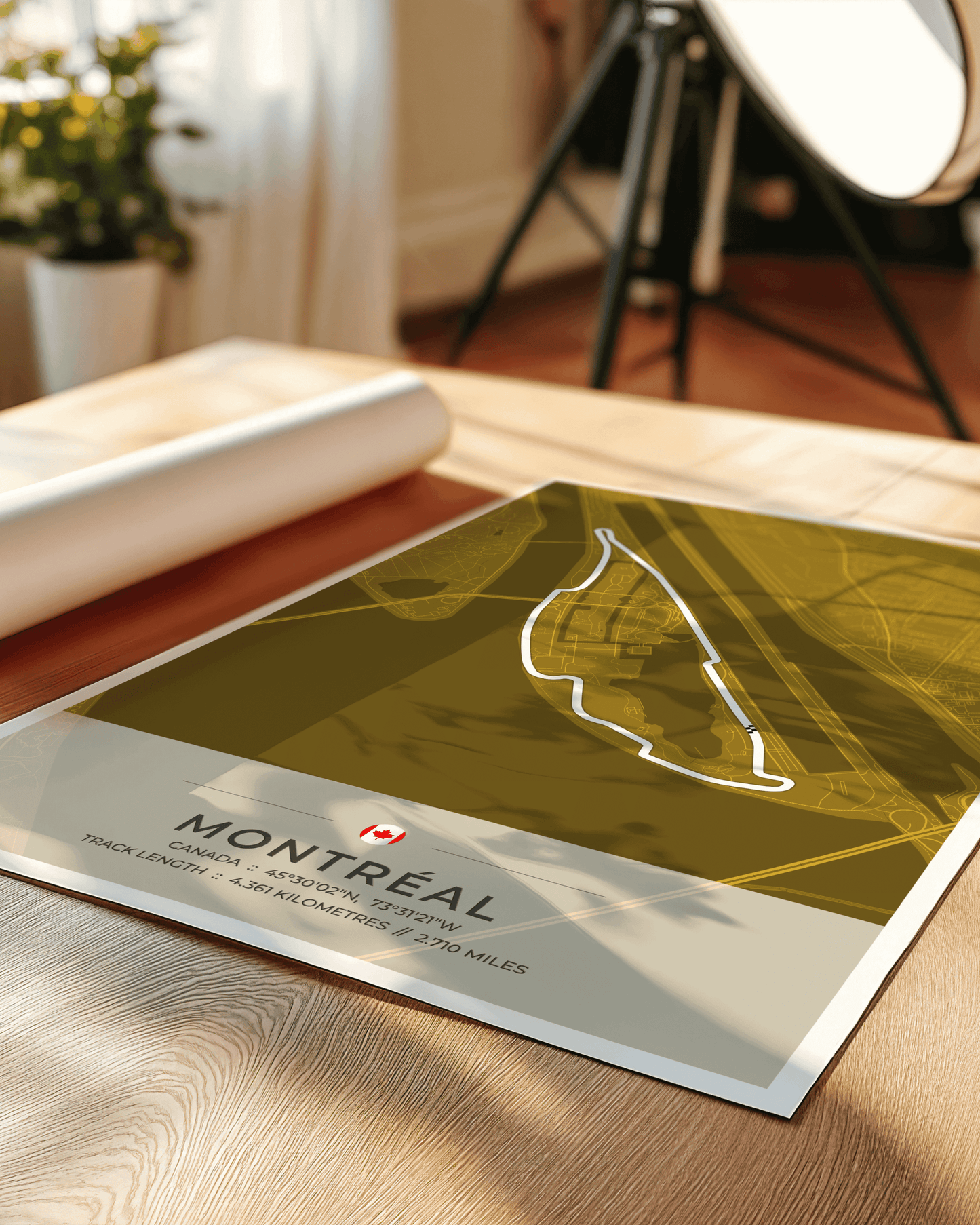 Montreal - Grand Prix Circuit Map Poster