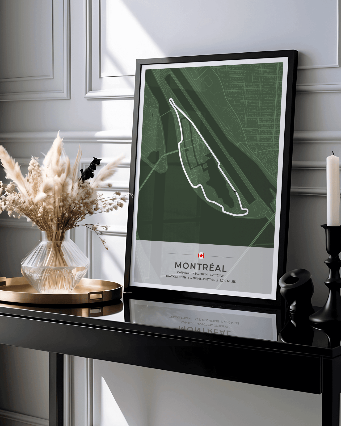 Montreal - Grand Prix Circuit Map Poster