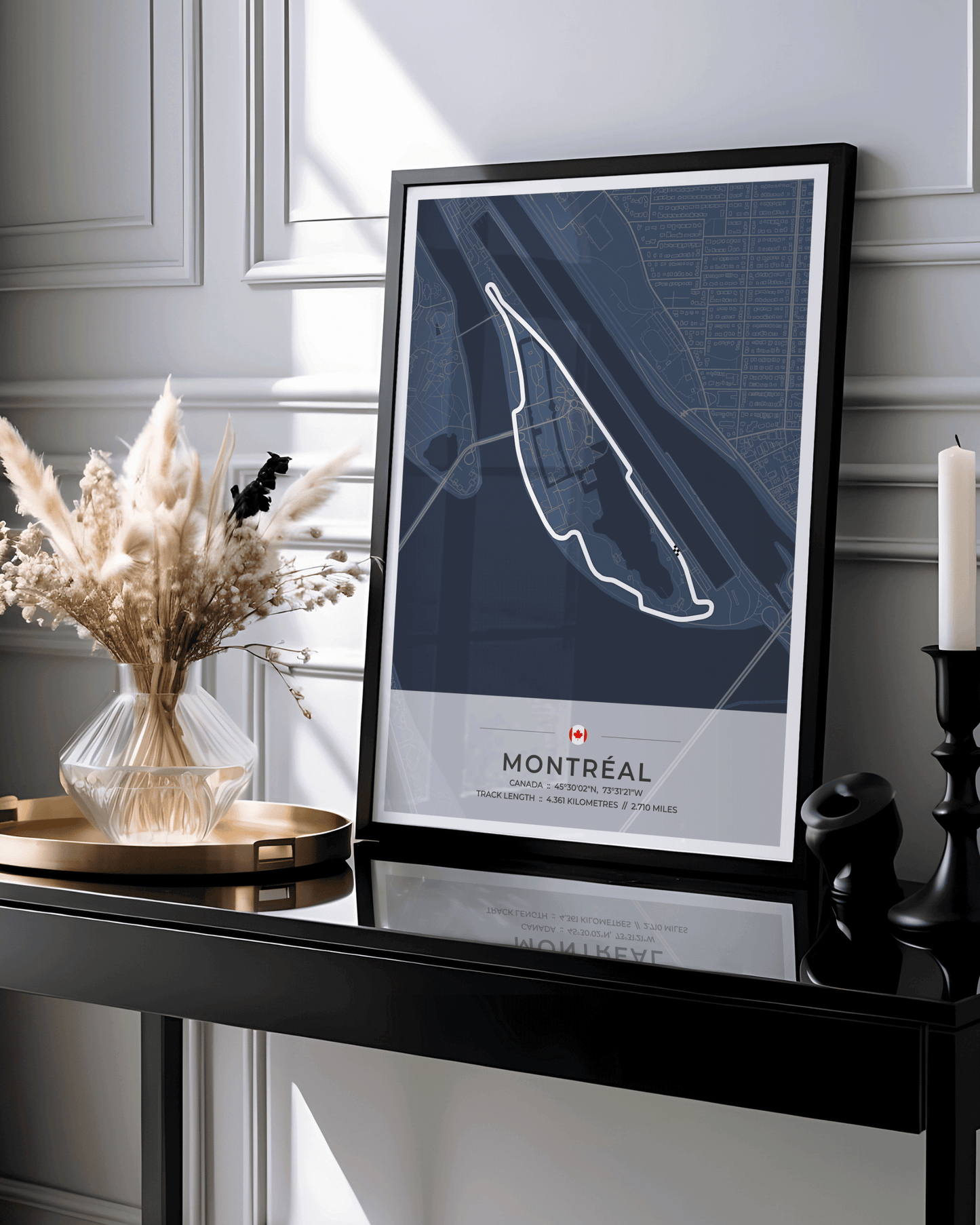 Montreal - Grand Prix Circuit Map Poster