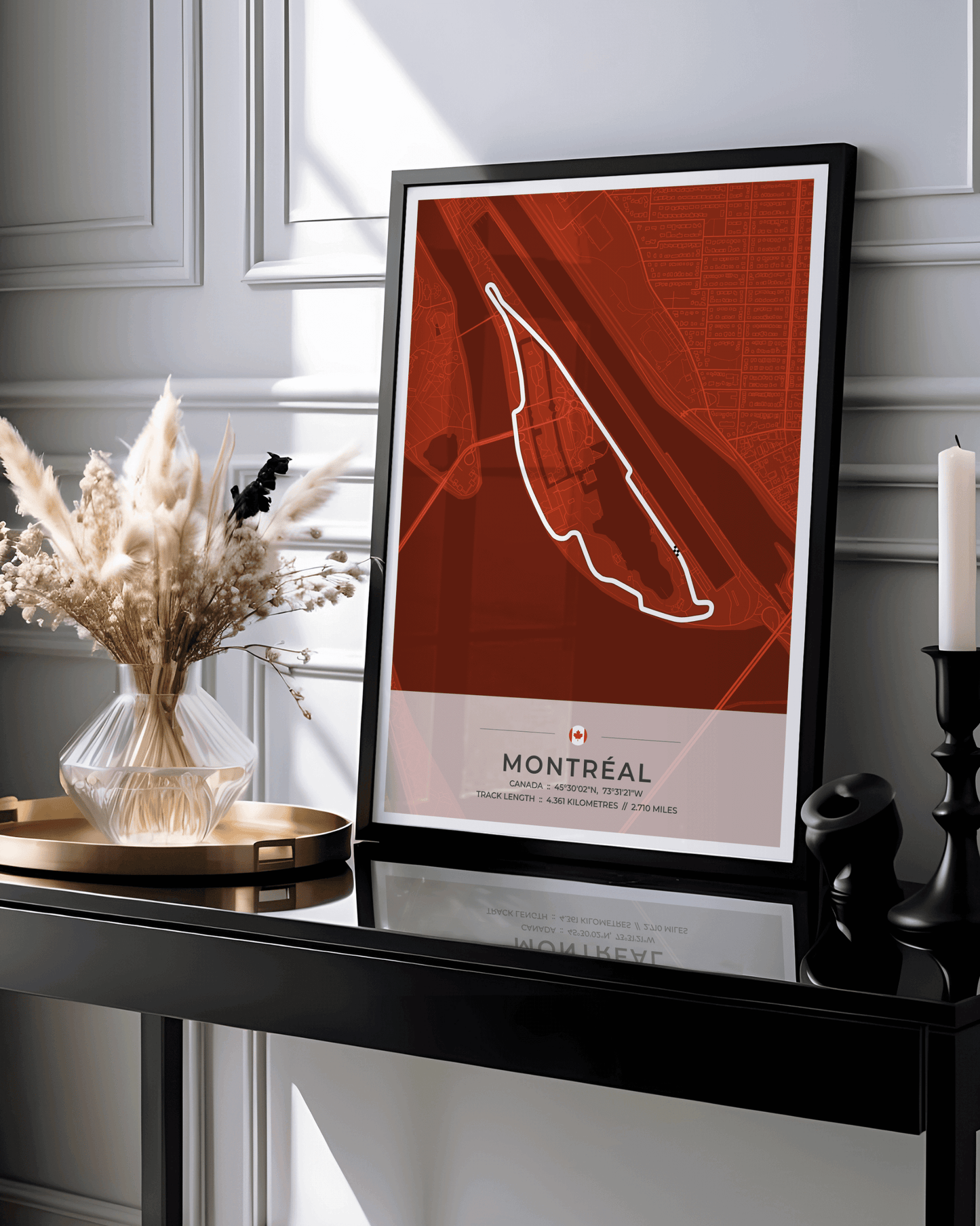 Montreal - Grand Prix Circuit Map Poster