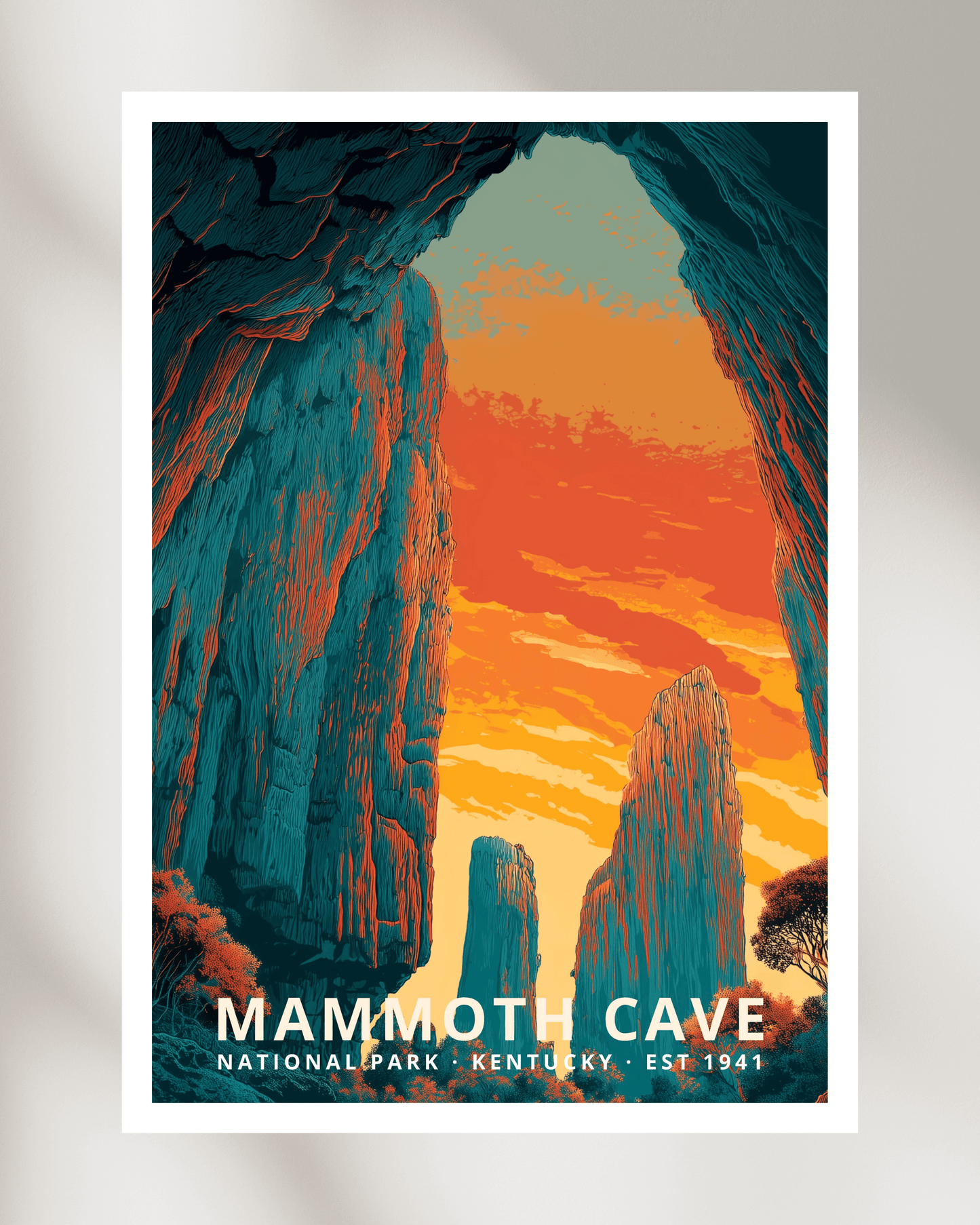 Mammoth Cave National Park Poster - Kentucky, USA