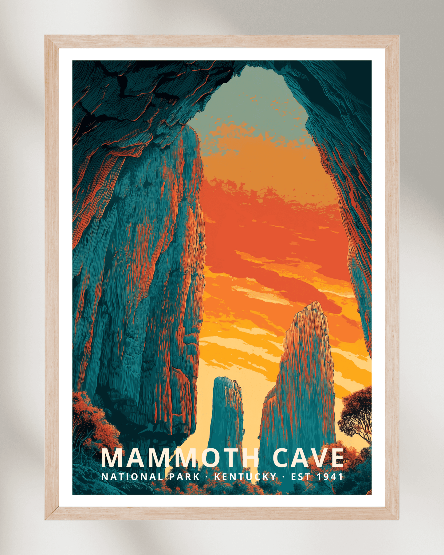 Mammoth Cave National Park Poster - Kentucky, USA