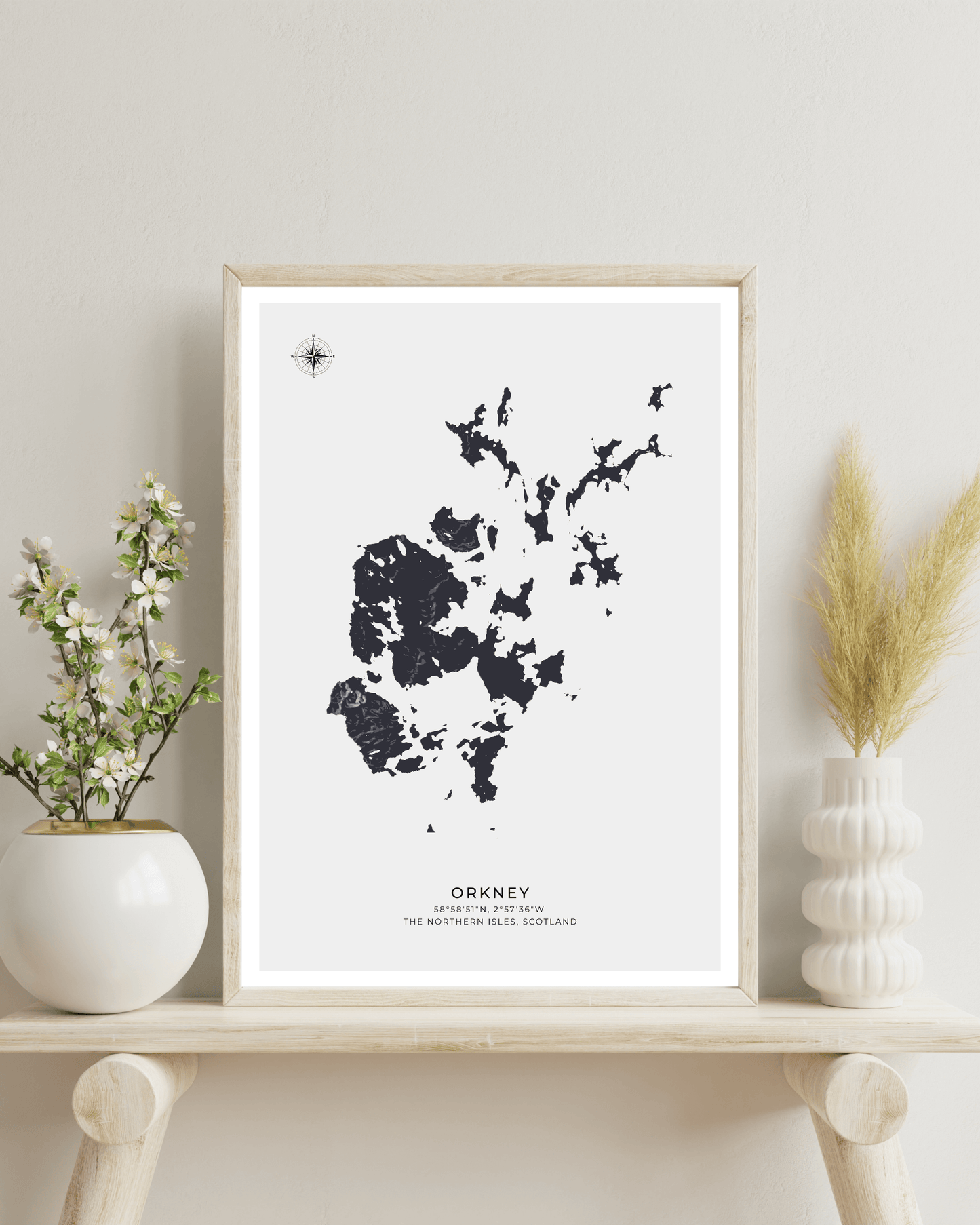 Orkney - Fine Art Map Poster
