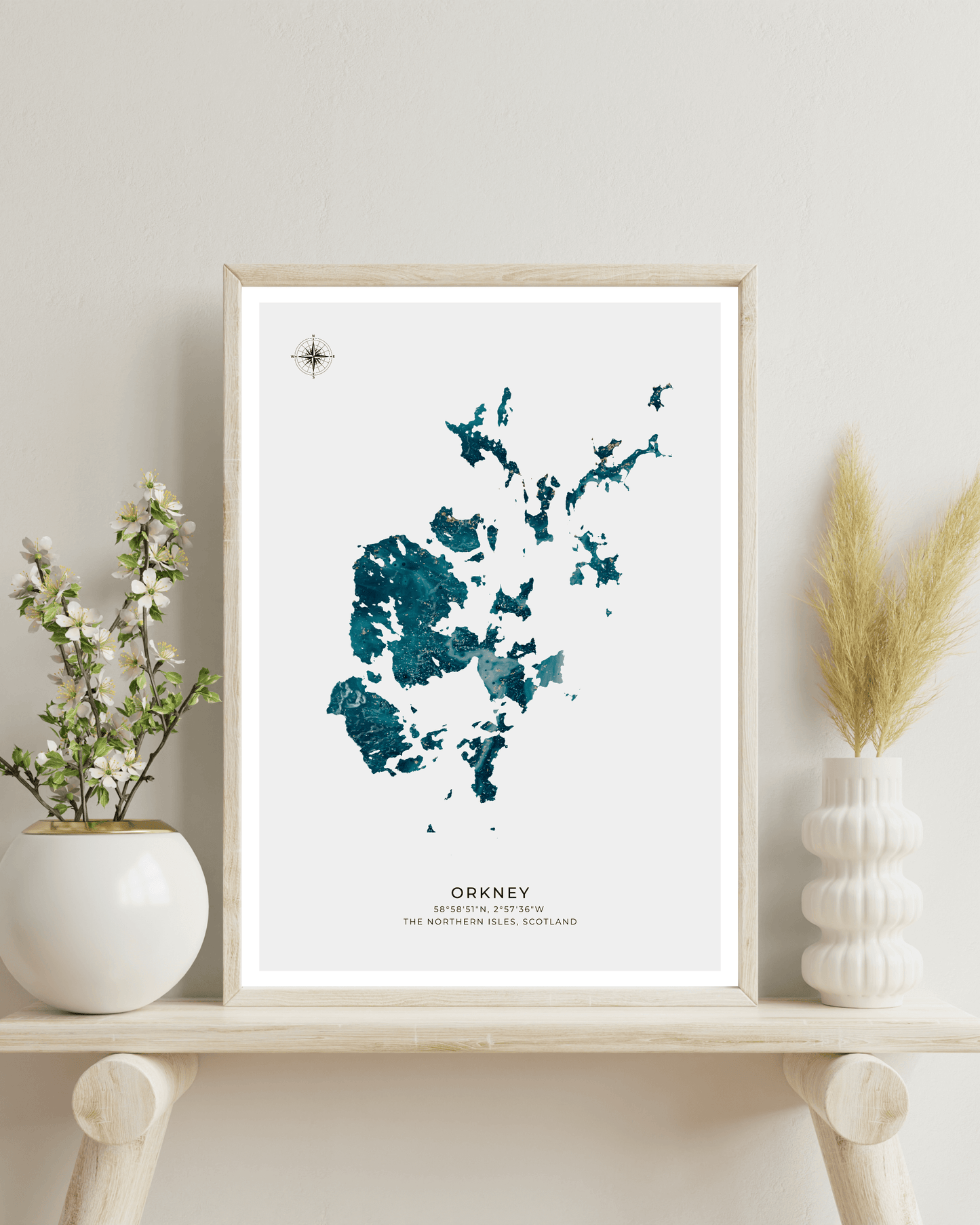 Orkney - Fine Art Map Poster