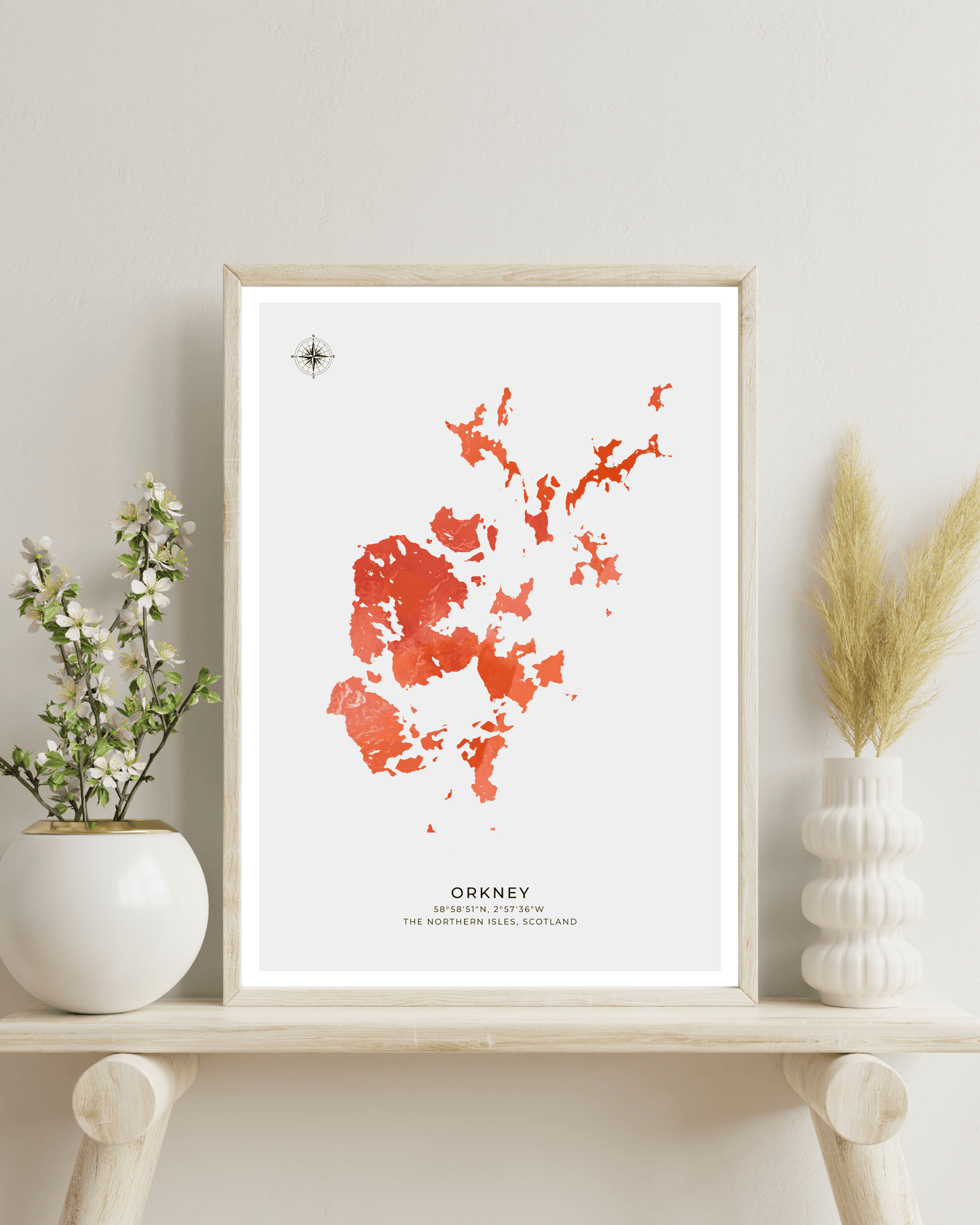 Orkney - Fine Art Map Poster
