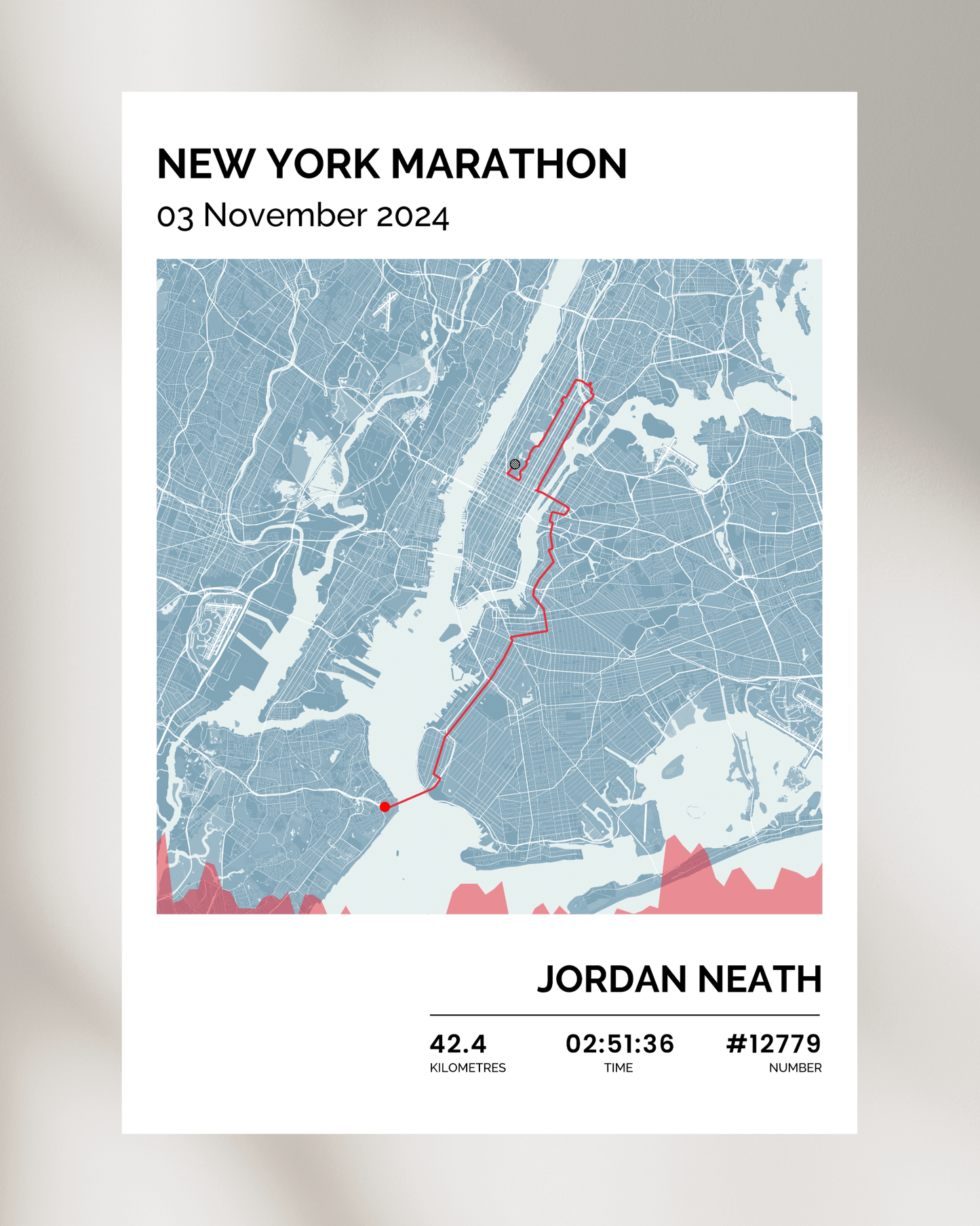 Personalised Marathon & Running Route Map