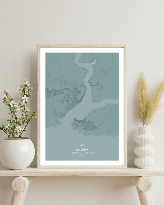 Coastal Map of Fowey - Seagrass