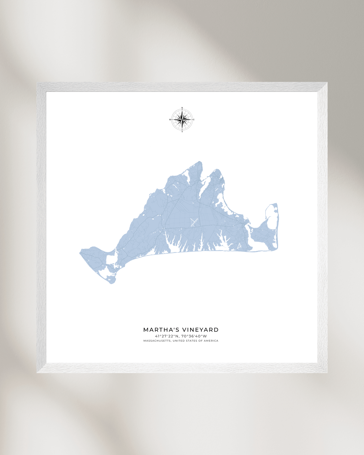 Martha's Vineyard - Fine Art Map Print