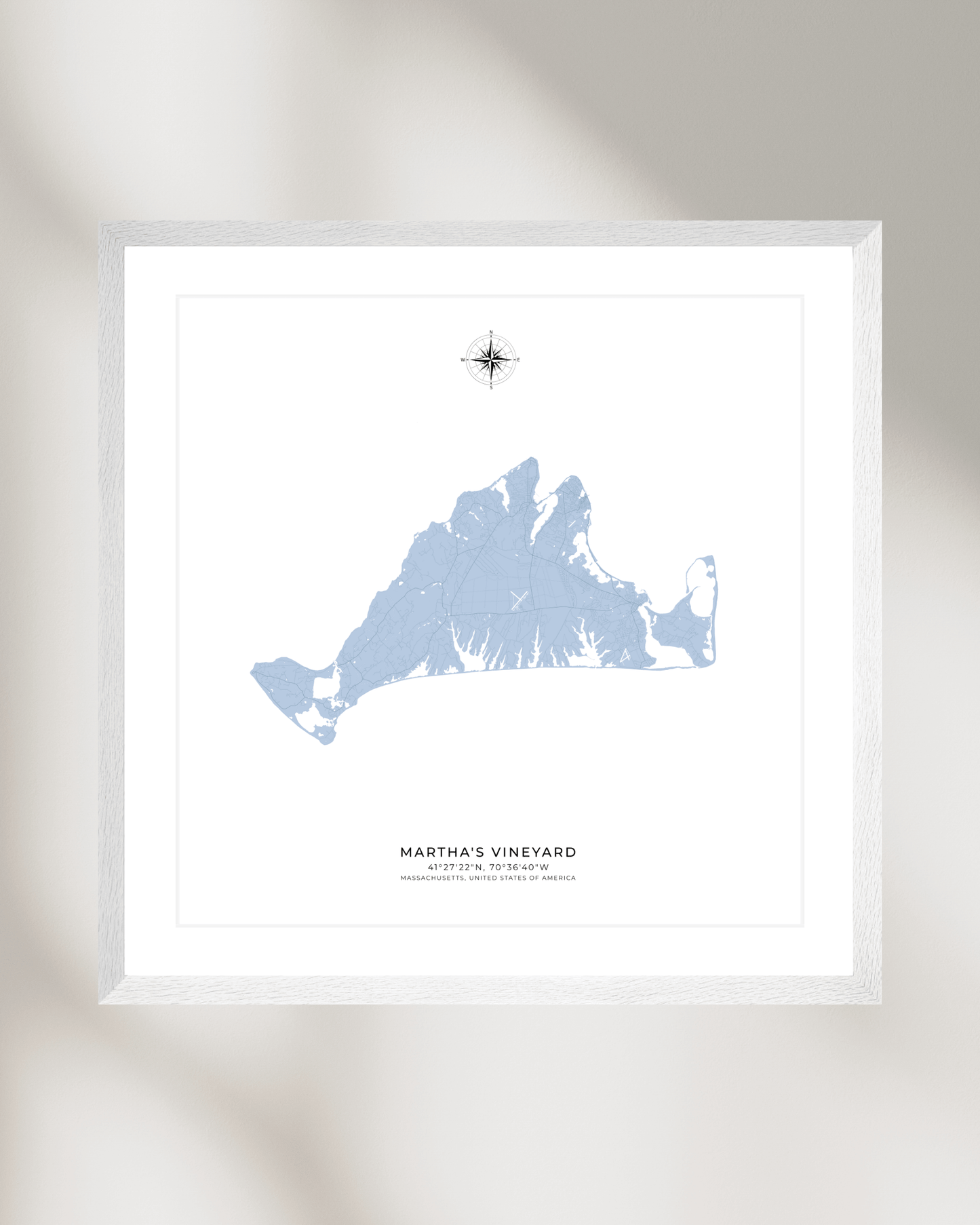 Martha's Vineyard - Fine Art Map Print
