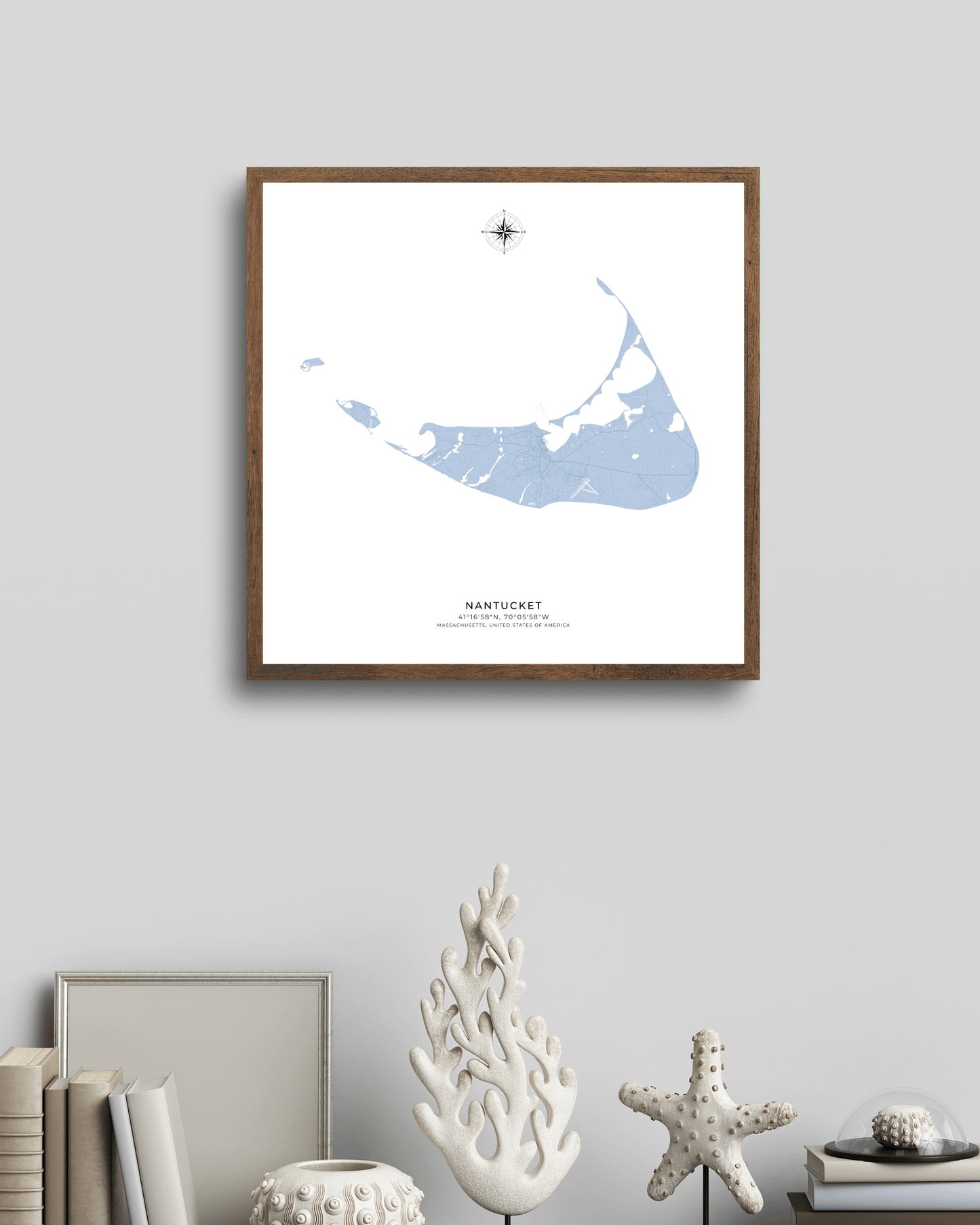 Nantucket - Fine Art Map Print