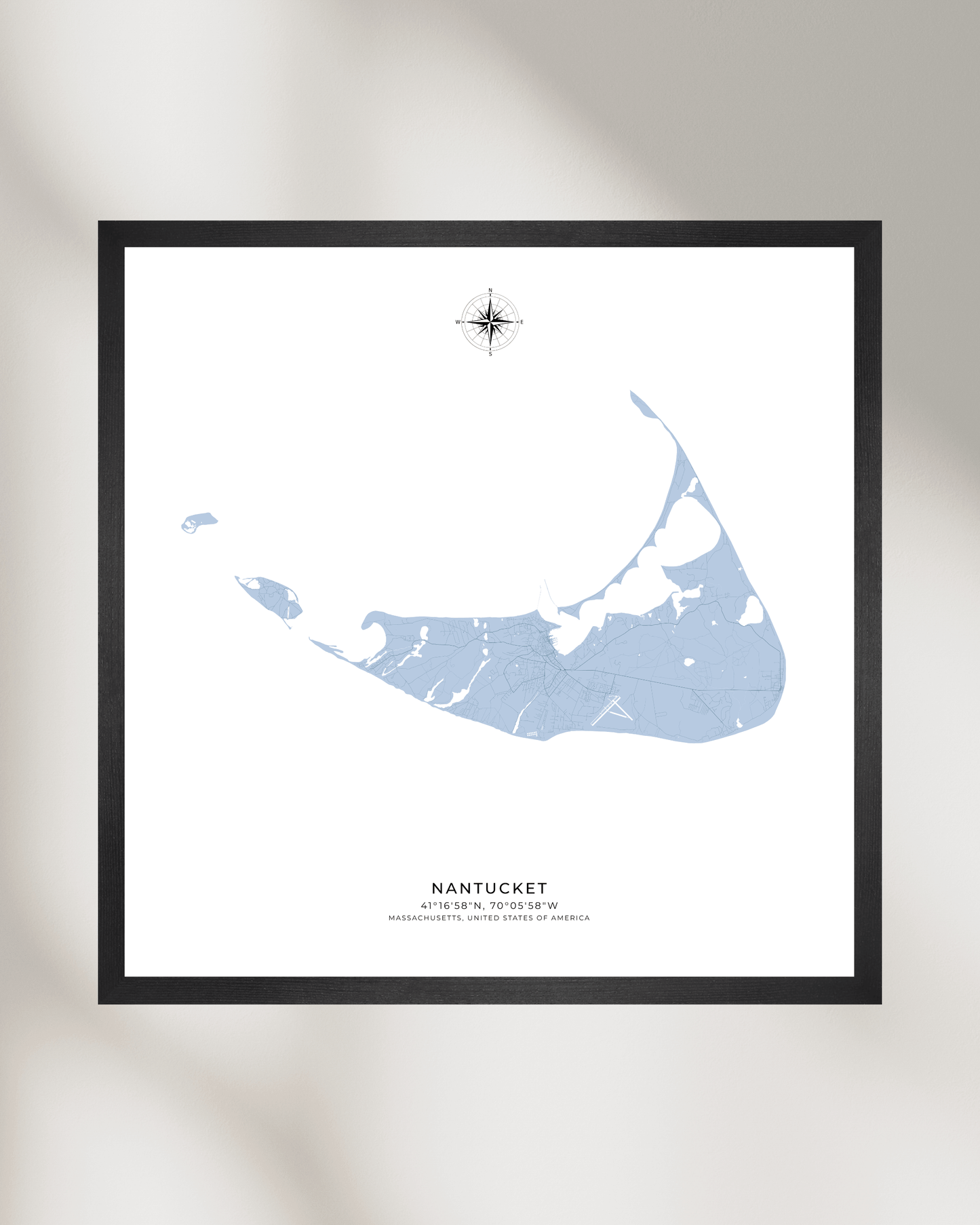 Nantucket - Fine Art Map Print