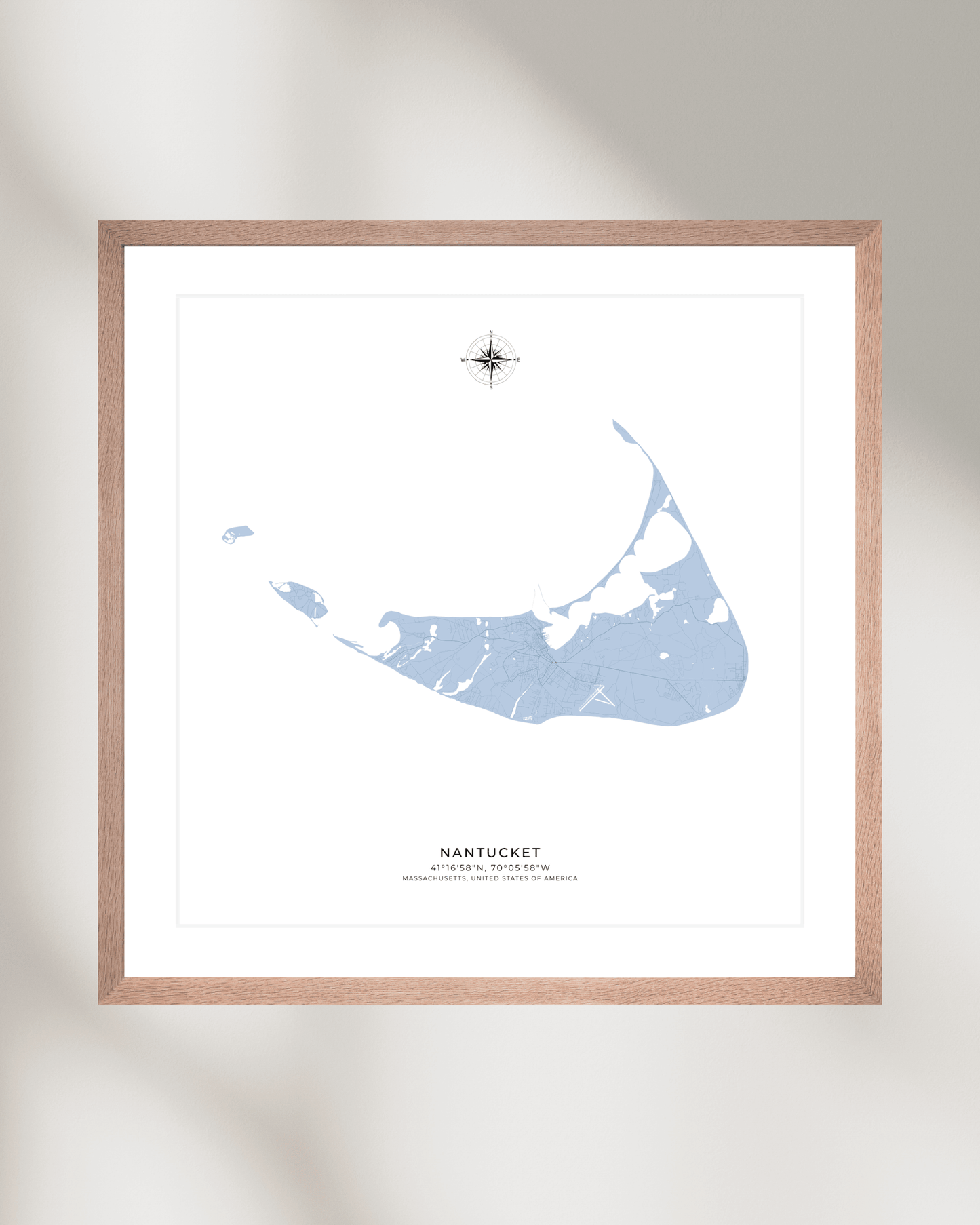 Nantucket - Fine Art Map Print
