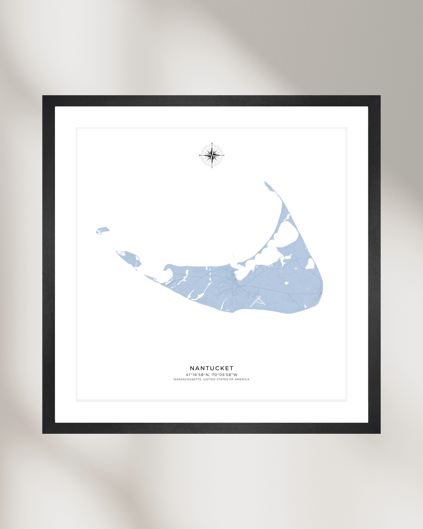 Nantucket - Fine Art Map Print