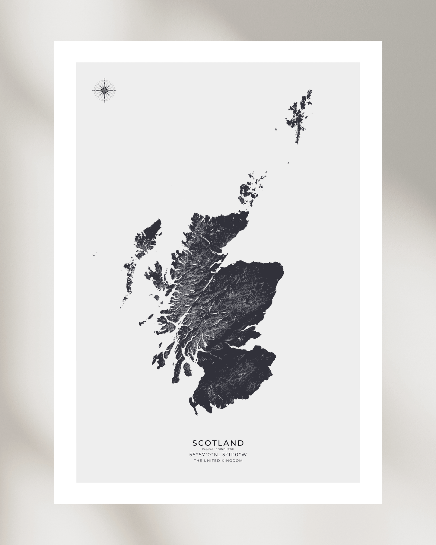Scotland - Fine Art Map