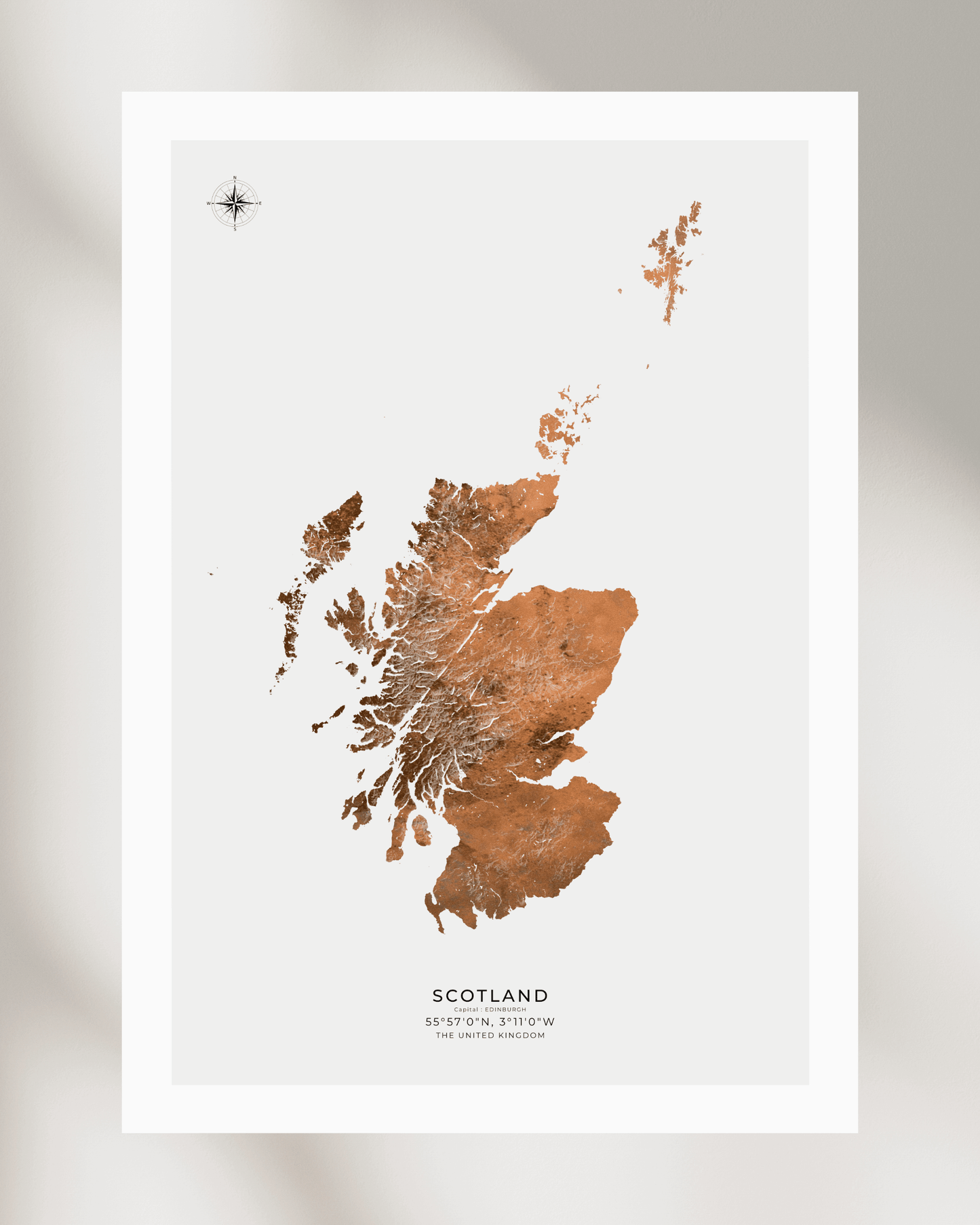 Scotland - Fine Art Map
