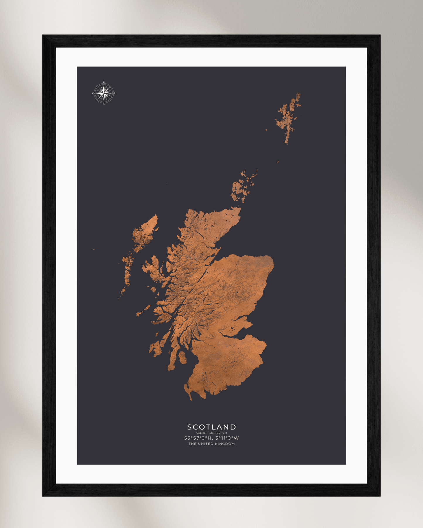 Scotland - Fine Art Map