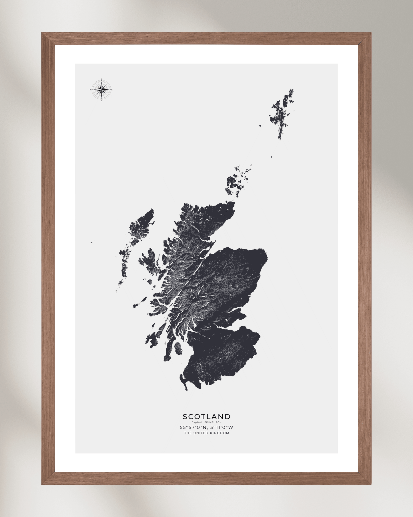 Scotland - Fine Art Map