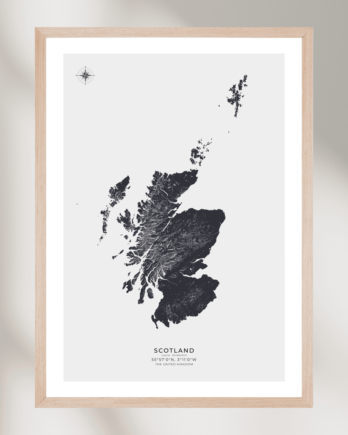 Scotland - Fine Art Map