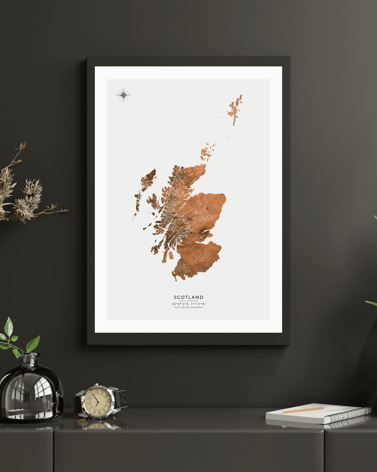 Scotland - Fine Art Map