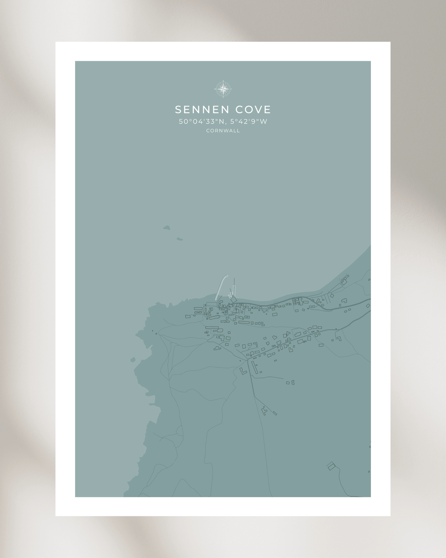 Coastal Map of Sennen Cove - Seagrass