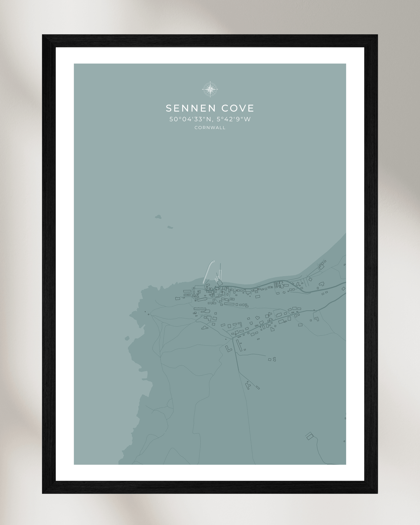 Coastal Map of Sennen Cove - Seagrass