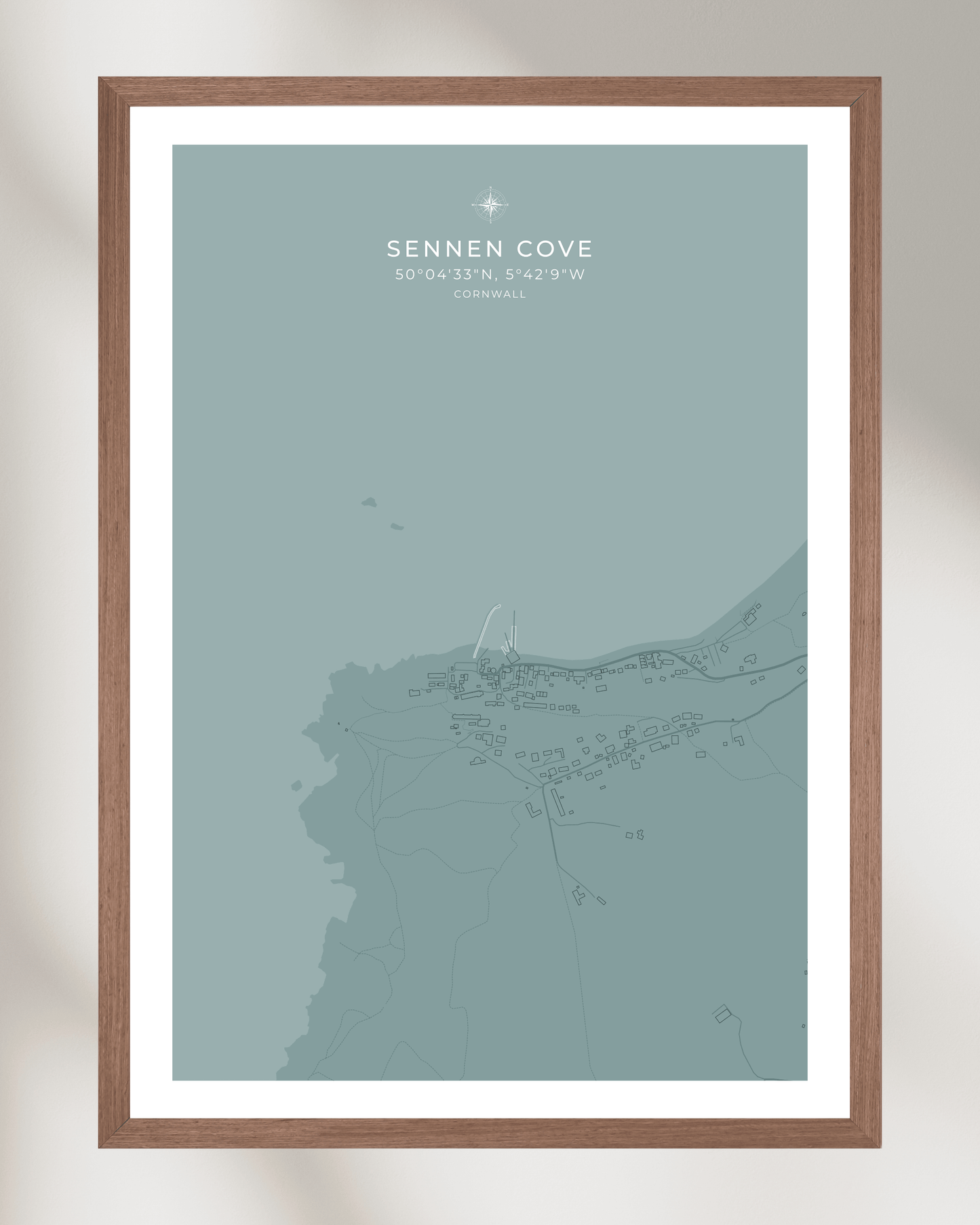 Coastal Map of Sennen Cove - Seagrass