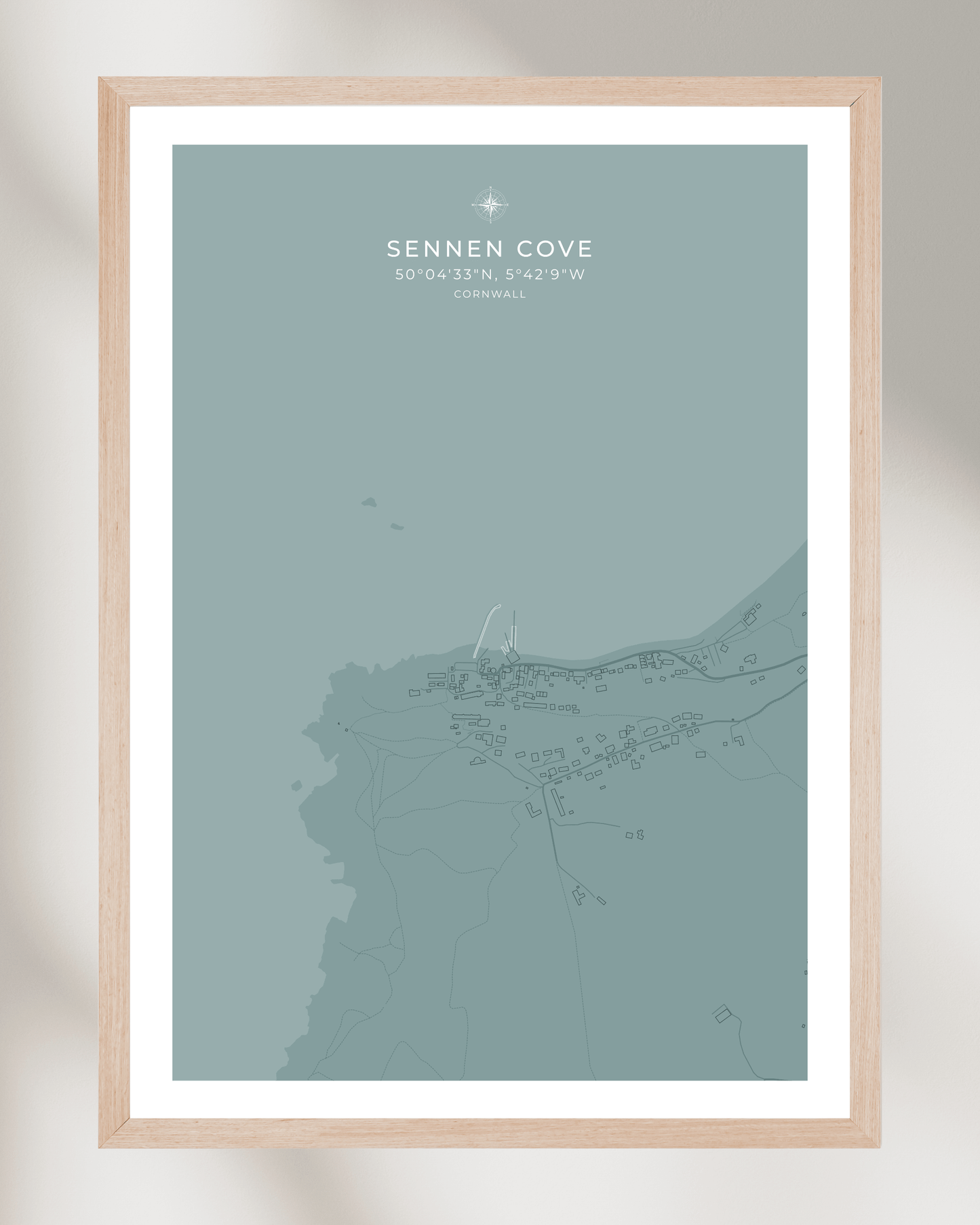 Coastal Map of Sennen Cove - Seagrass