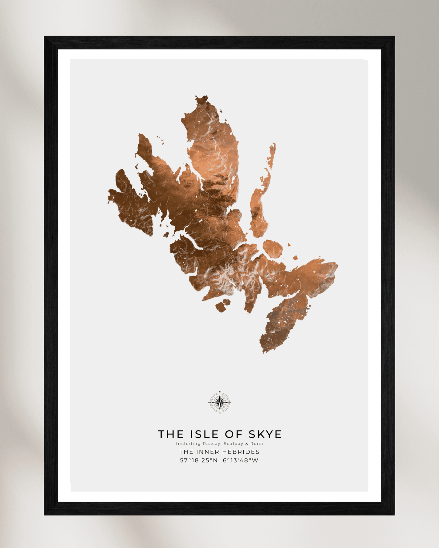 Isle of Skye - Fine Art Topographical Map Print