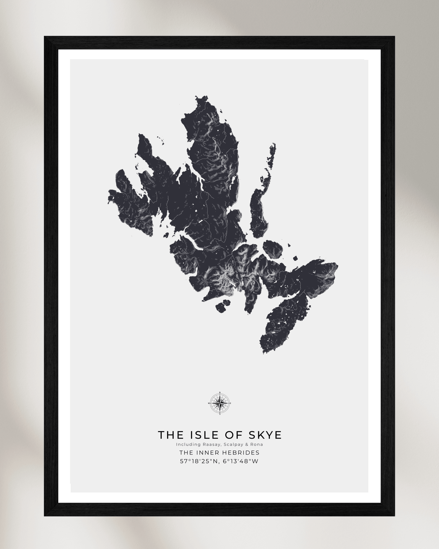 Isle of Skye - Fine Art Topographical Map Print