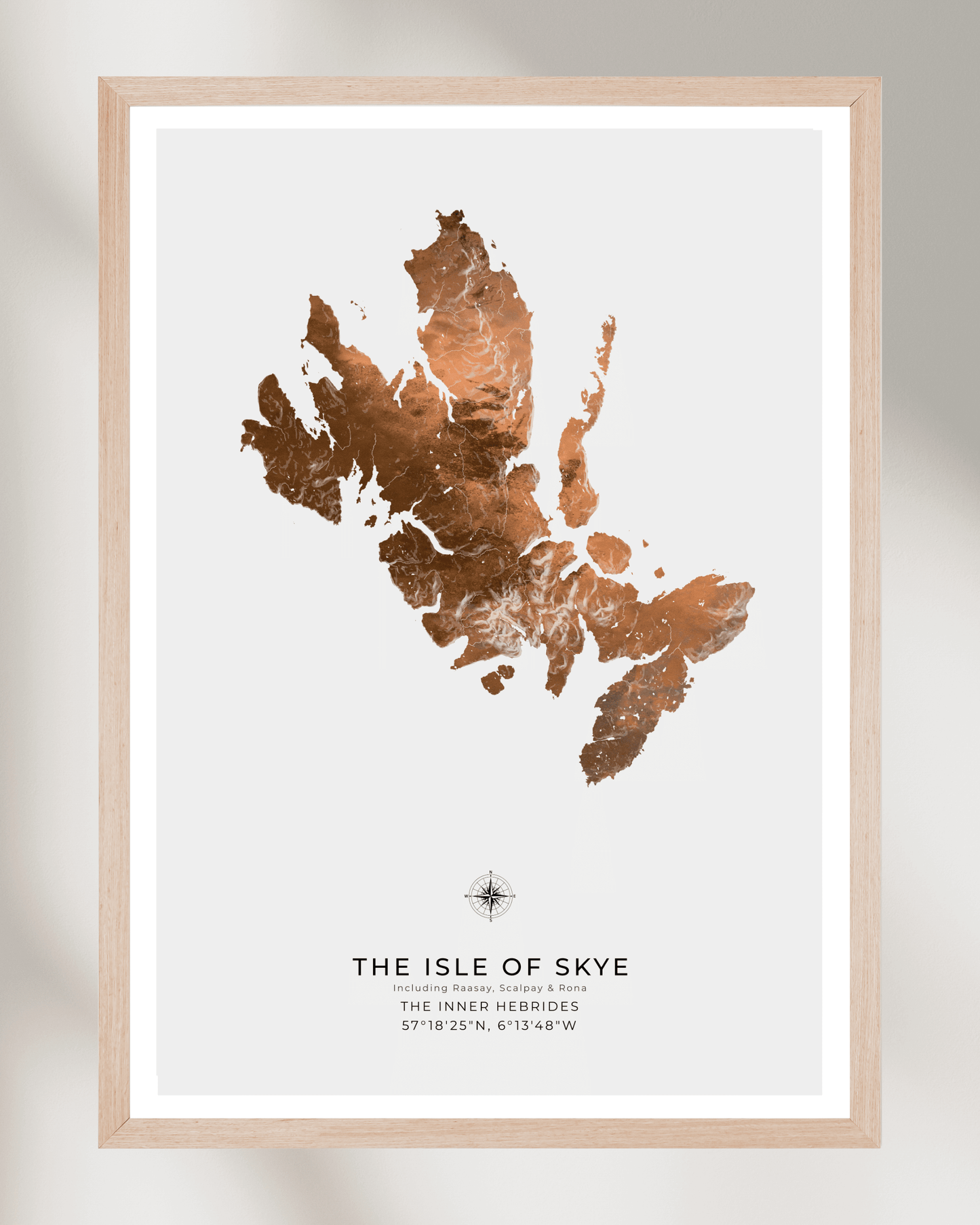 Isle of Skye - Fine Art Topographical Map Print