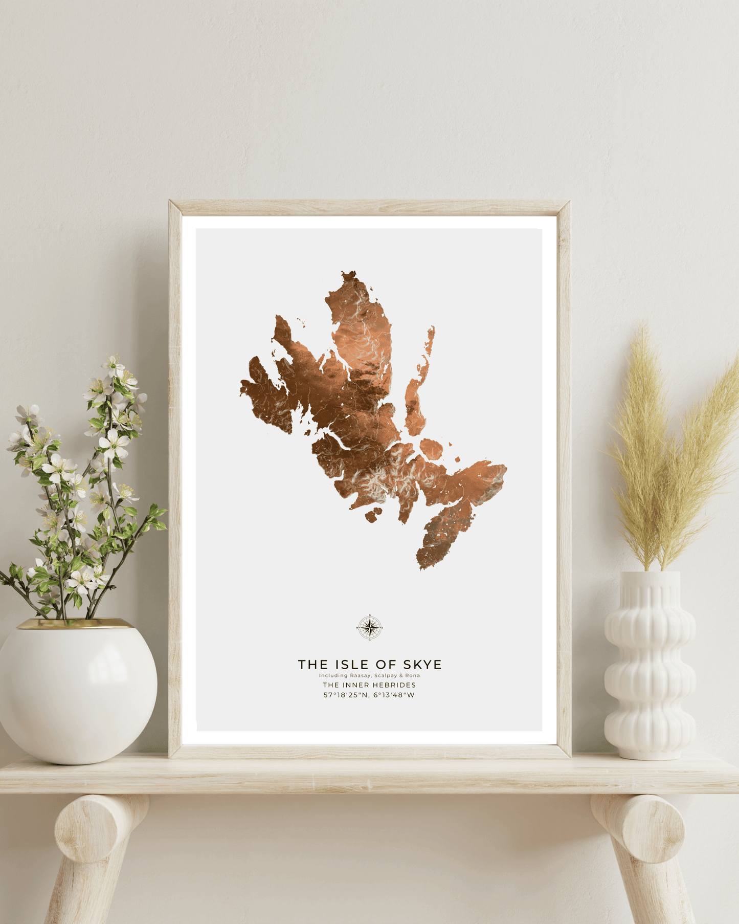 Isle of Skye - Fine Art Topographical Map Print