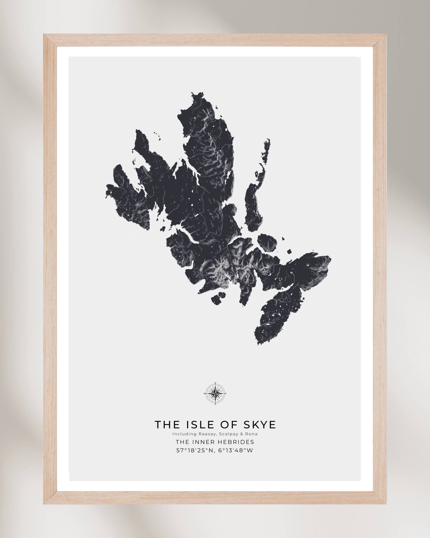 Isle of Skye - Fine Art Topographical Map Print