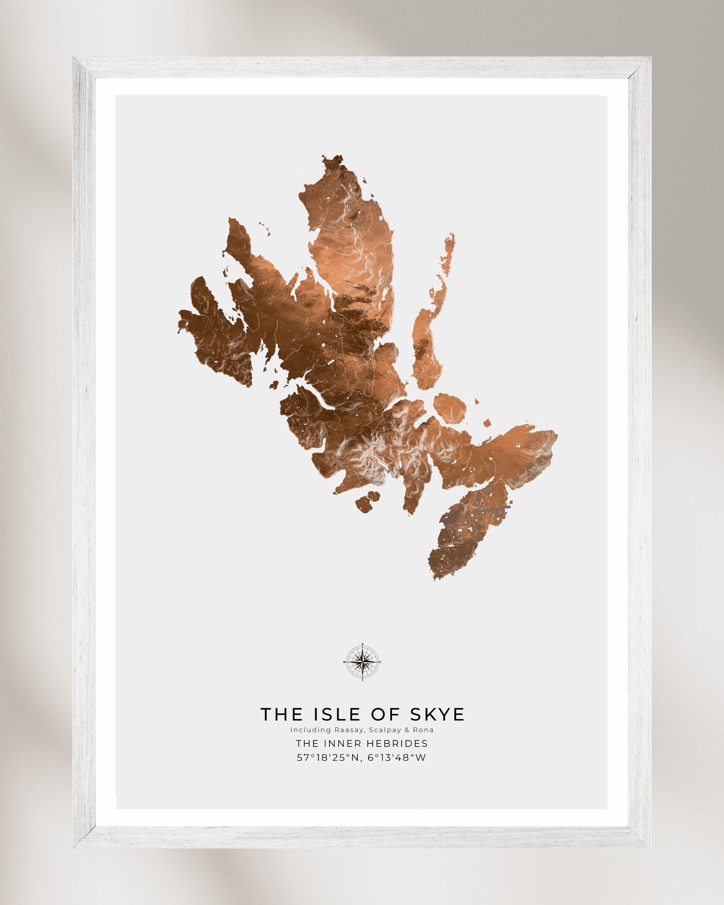 Isle of Skye - Fine Art Topographical Map Print