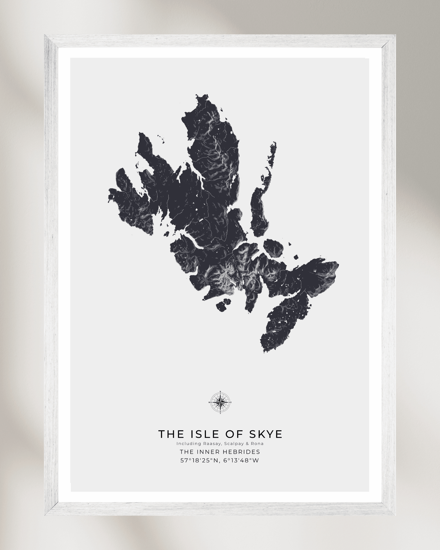 Isle of Skye - Fine Art Topographical Map Print