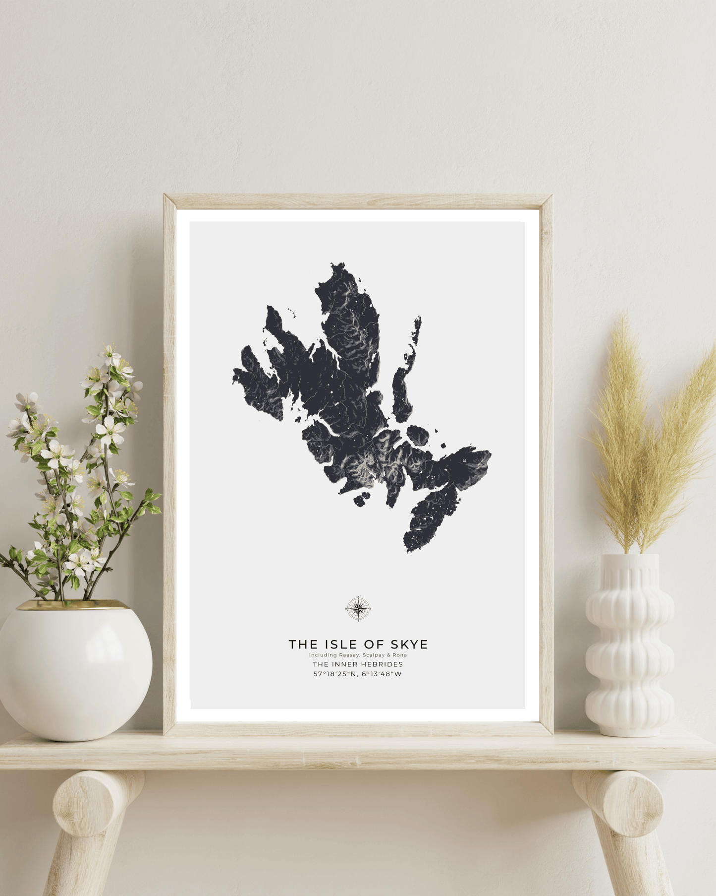 Isle of Skye - Fine Art Topographical Map Print