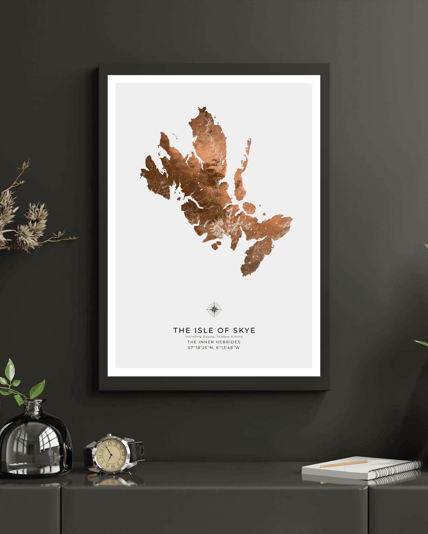 Isle of Skye - Fine Art Topographical Map Print
