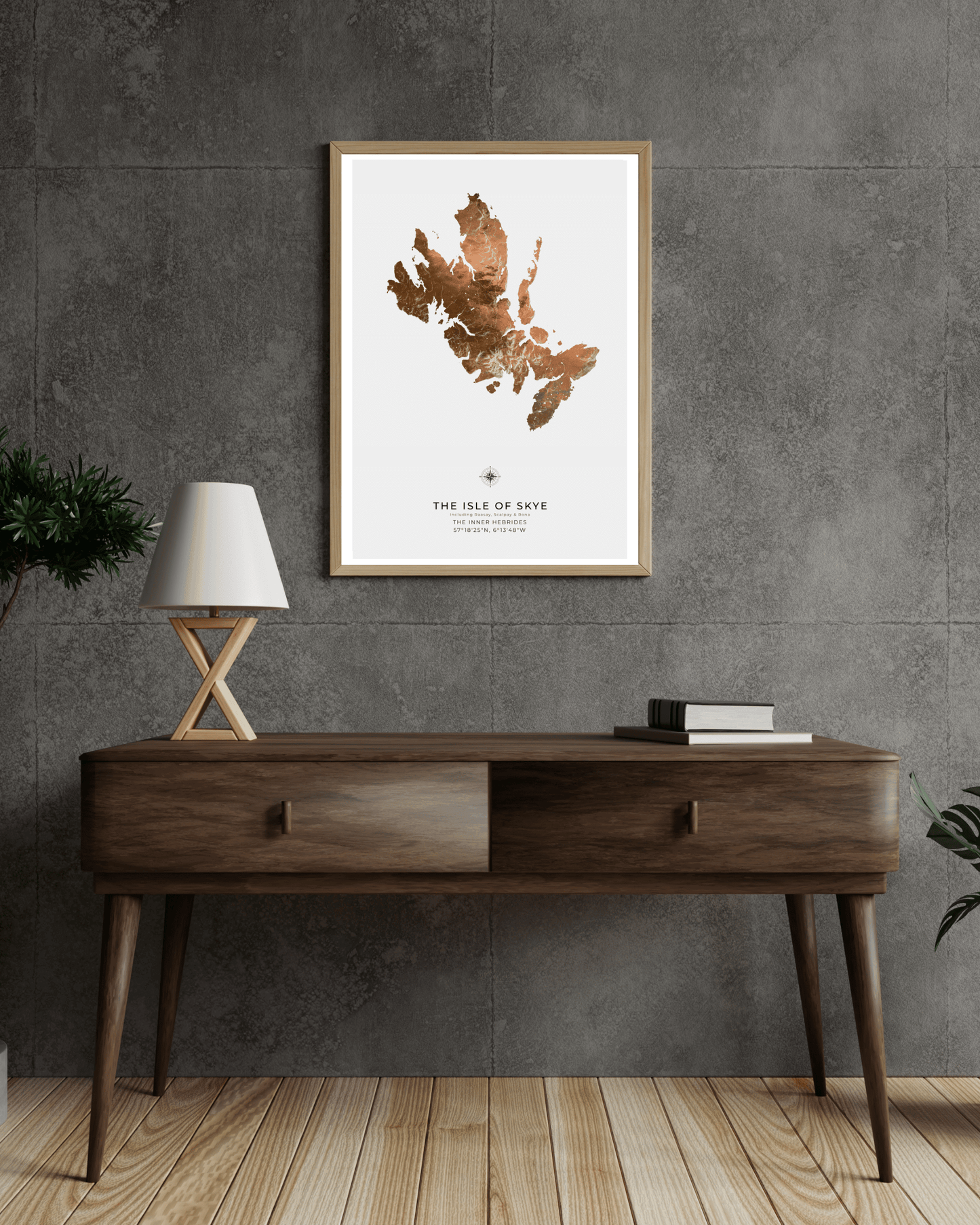 Isle of Skye - Fine Art Topographical Map Print