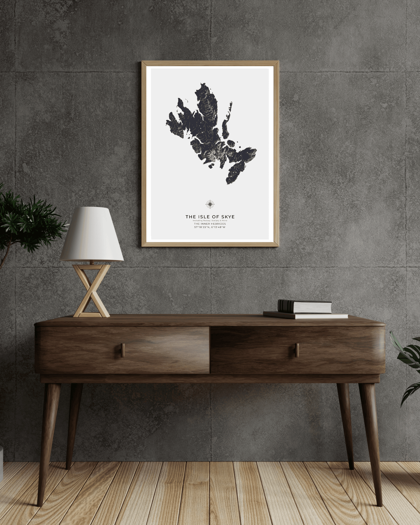 Isle of Skye - Fine Art Topographical Map Print