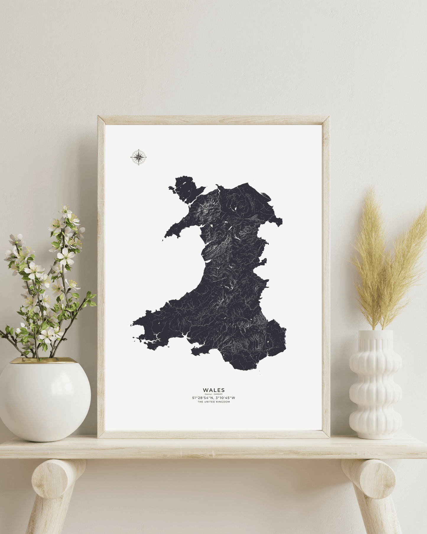 Wales - Fine Art Map