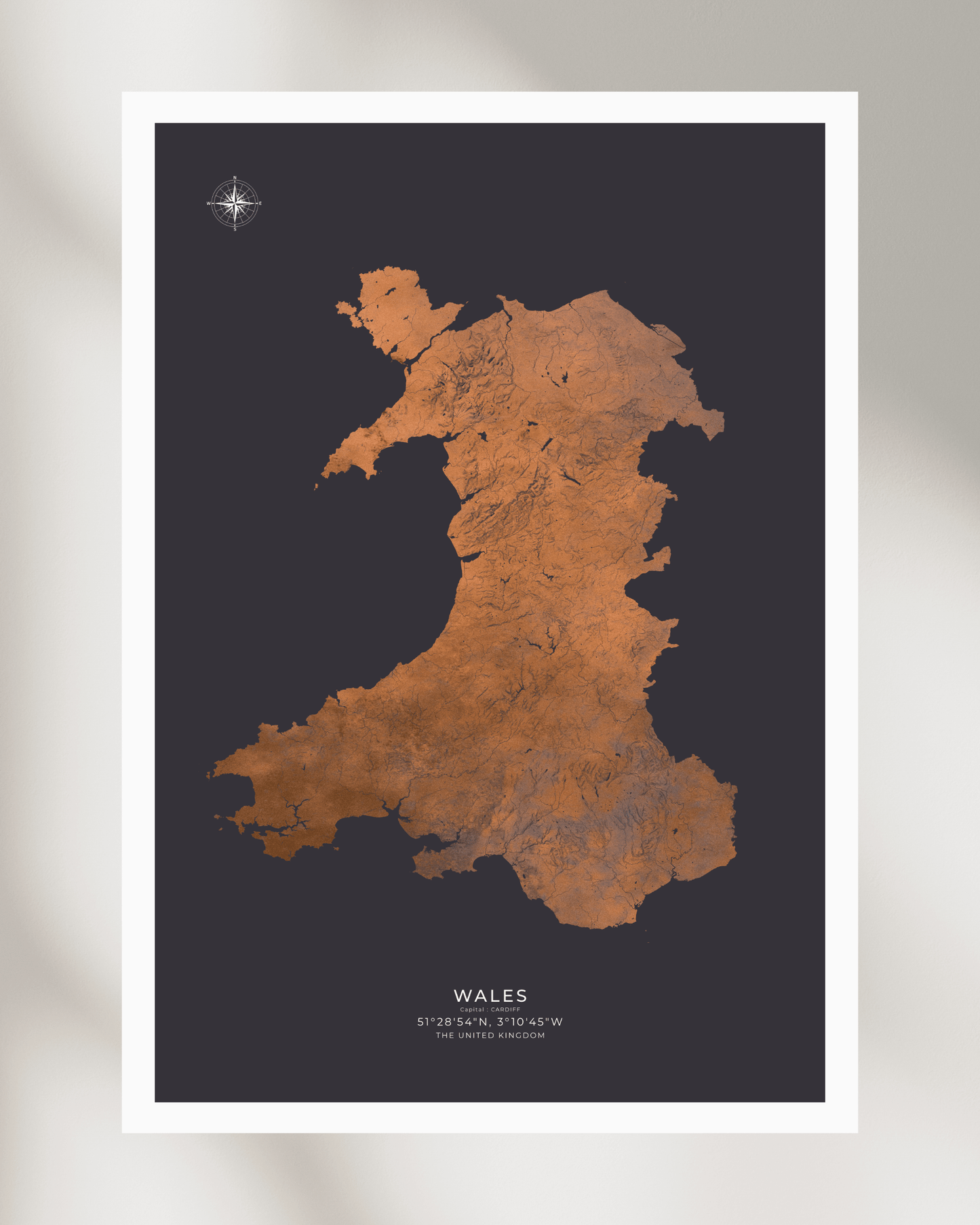 Wales - Fine Art Map