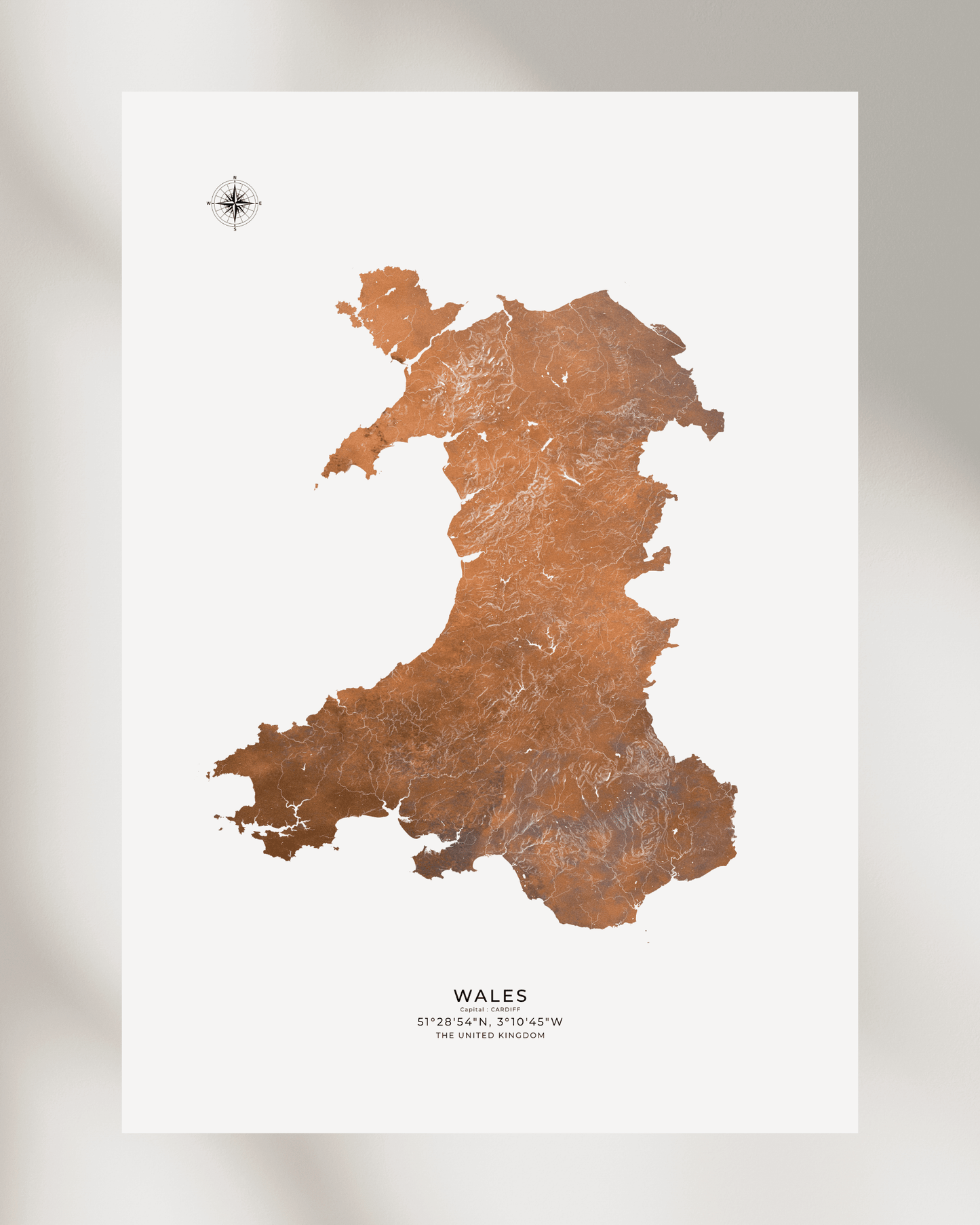 Wales - Fine Art Map