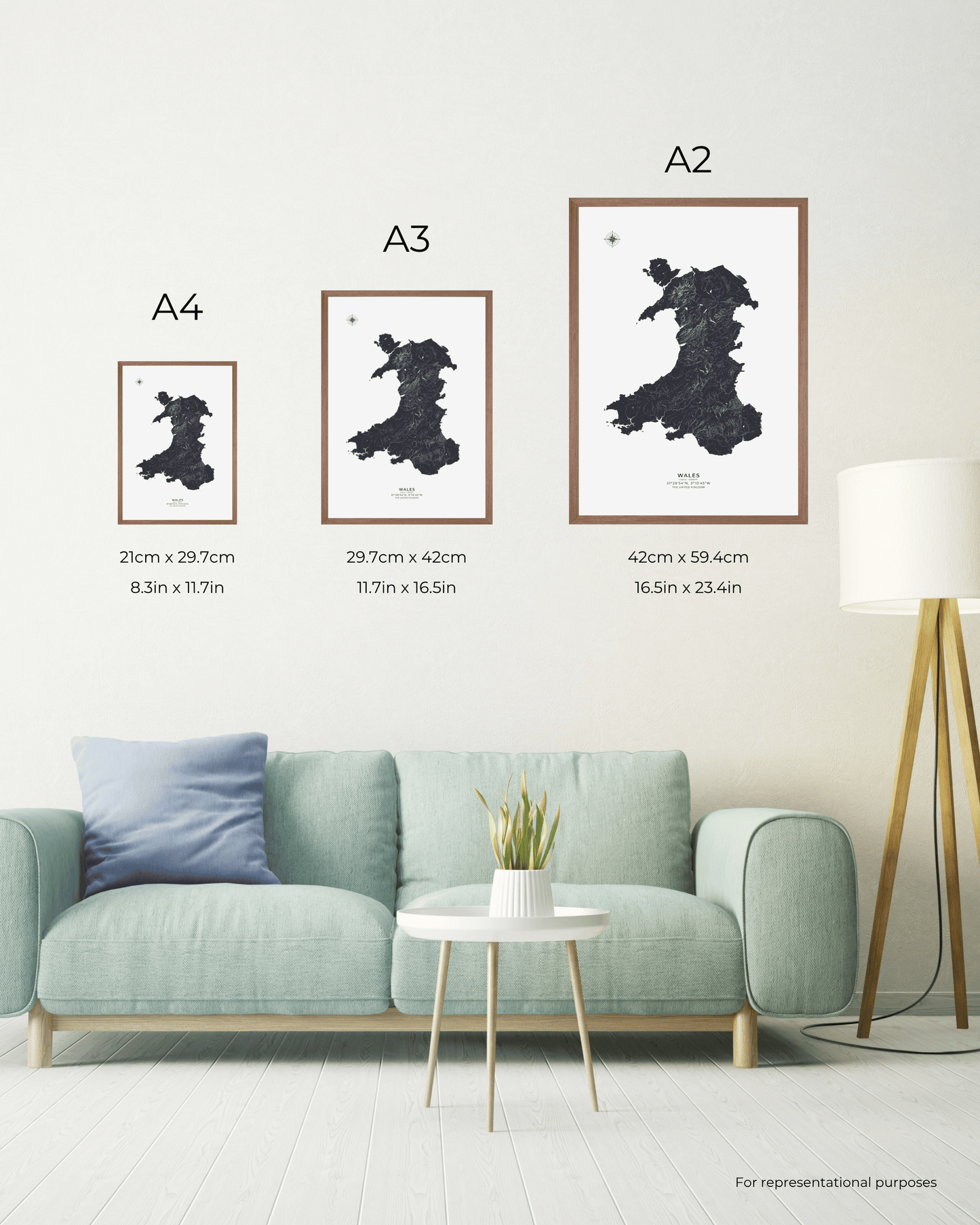 Wales - Fine Art Map