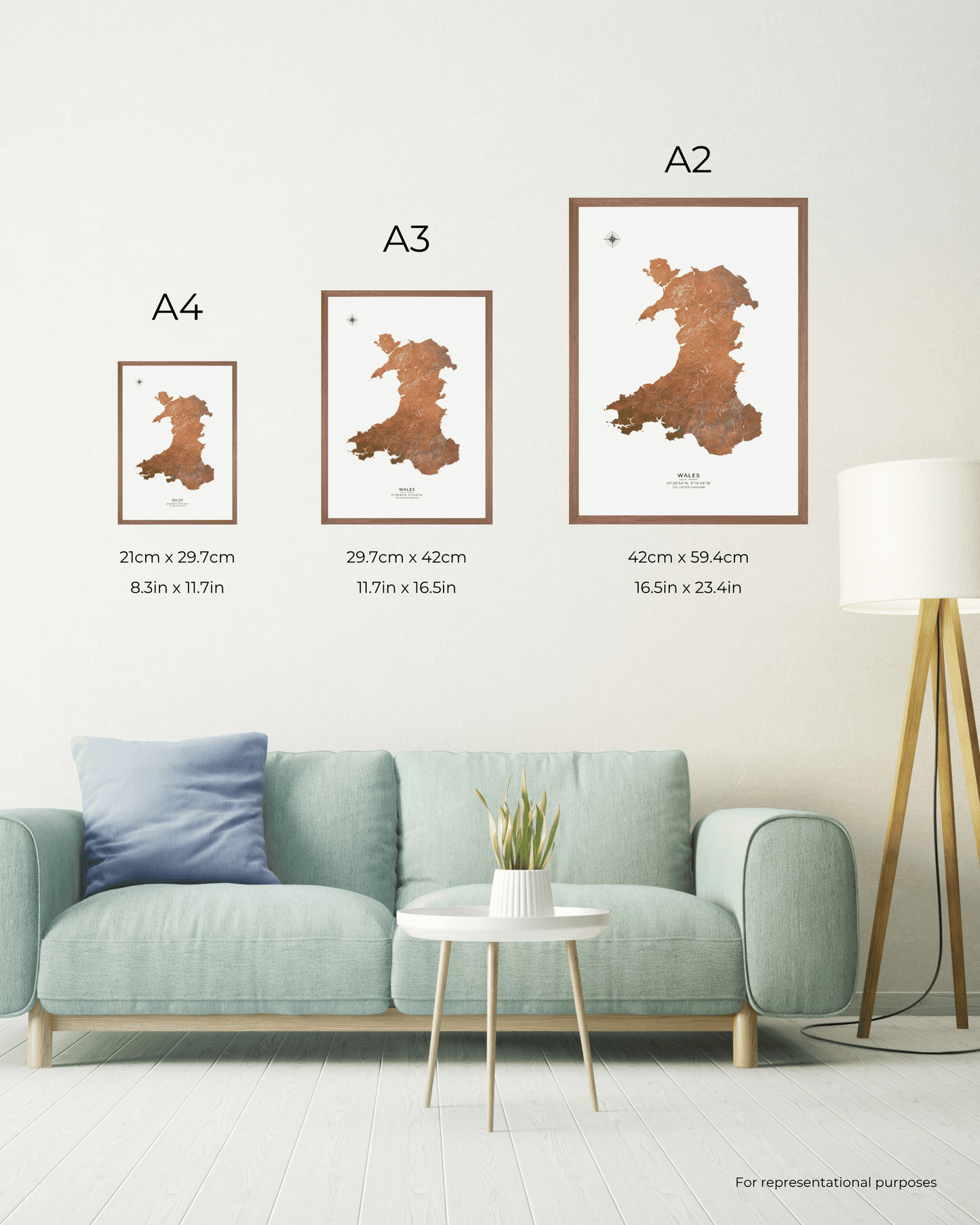 Wales - Fine Art Map